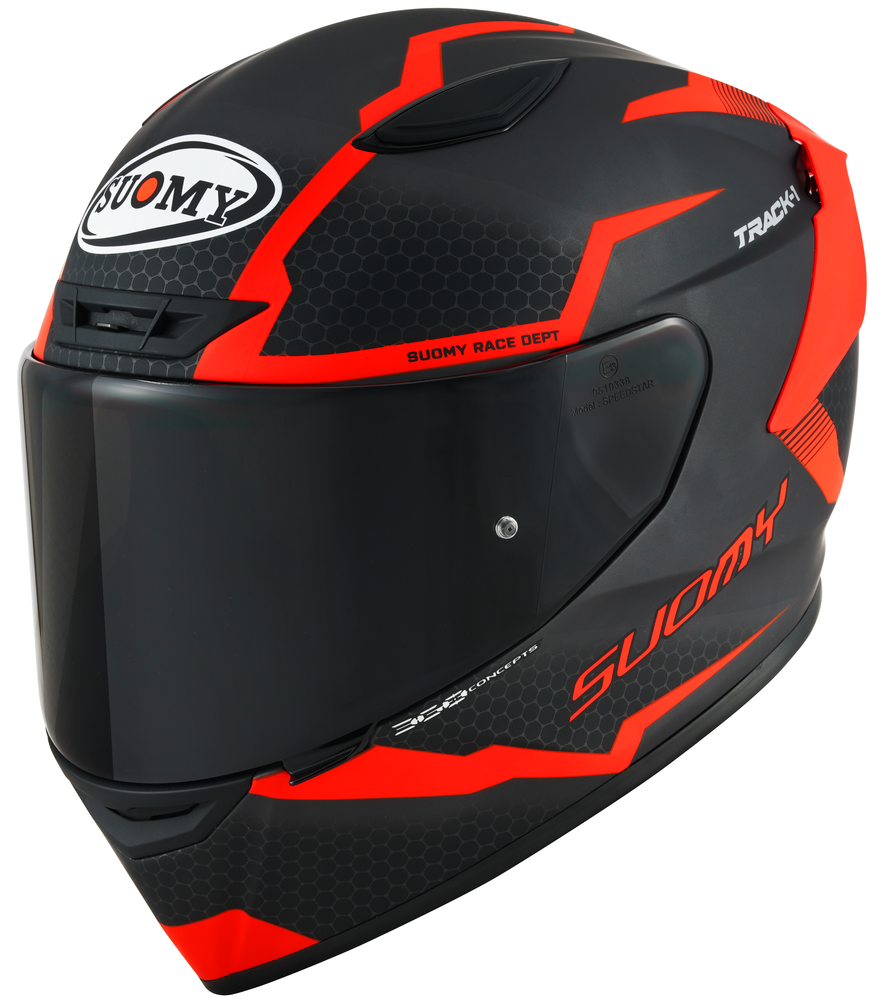 Reazione del timone del track-1 sumy rosso/antracite Matt K6T10007
