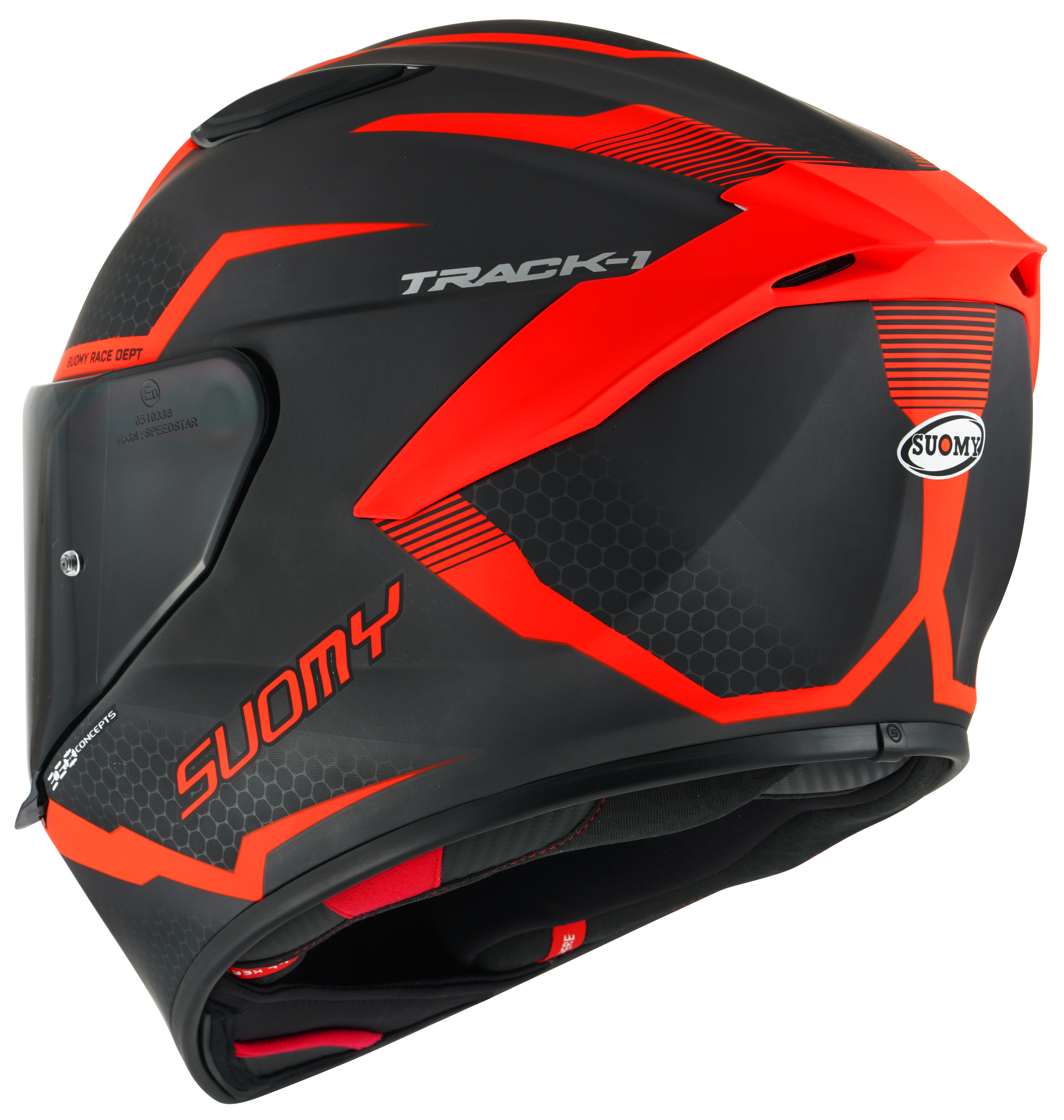 Reazione del timone del track-1 sumy rosso/antracite Matt K6T10007