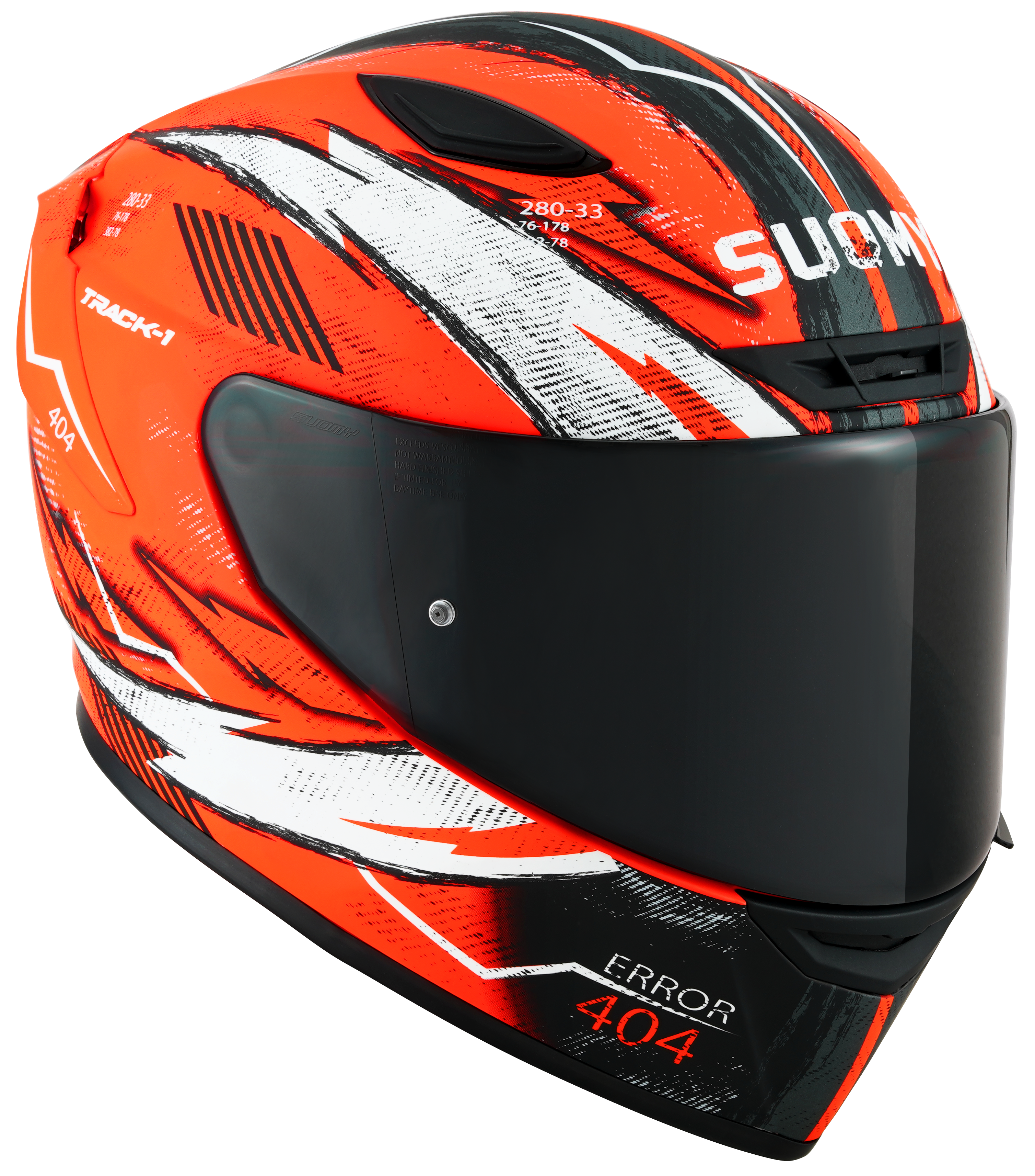 Suomy Track-1 Helm 404 Matt Orange Fluo K6T10009