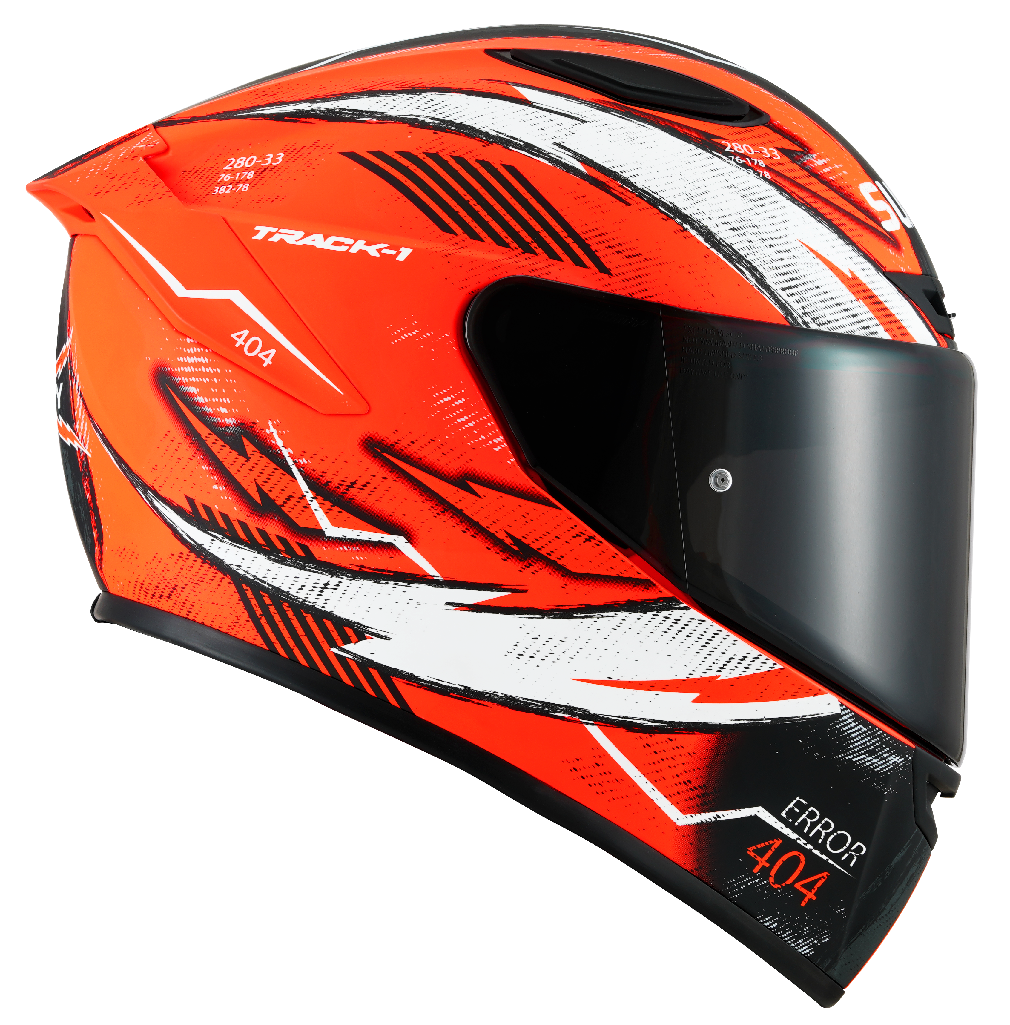 Suomy Track-1 Helm 404 Matt Orange Fluo K6T10009