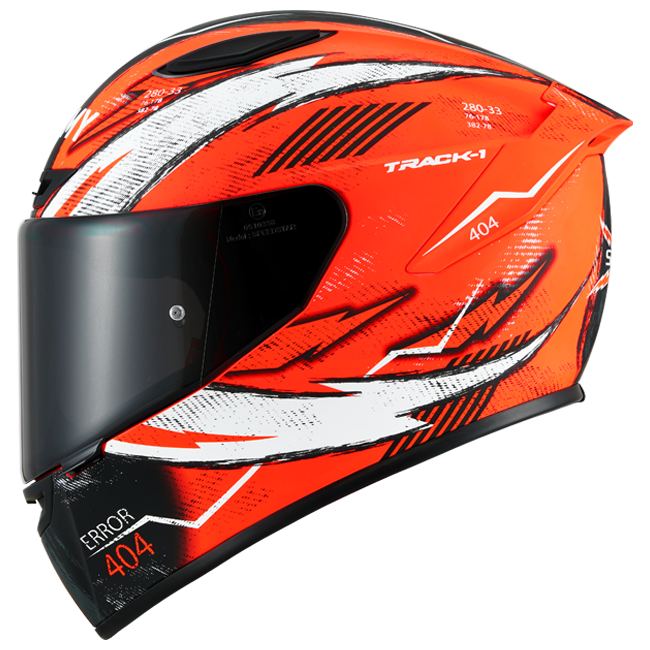Suomy Track-1 Helm 404 Matt Orange Fluo K6T10009