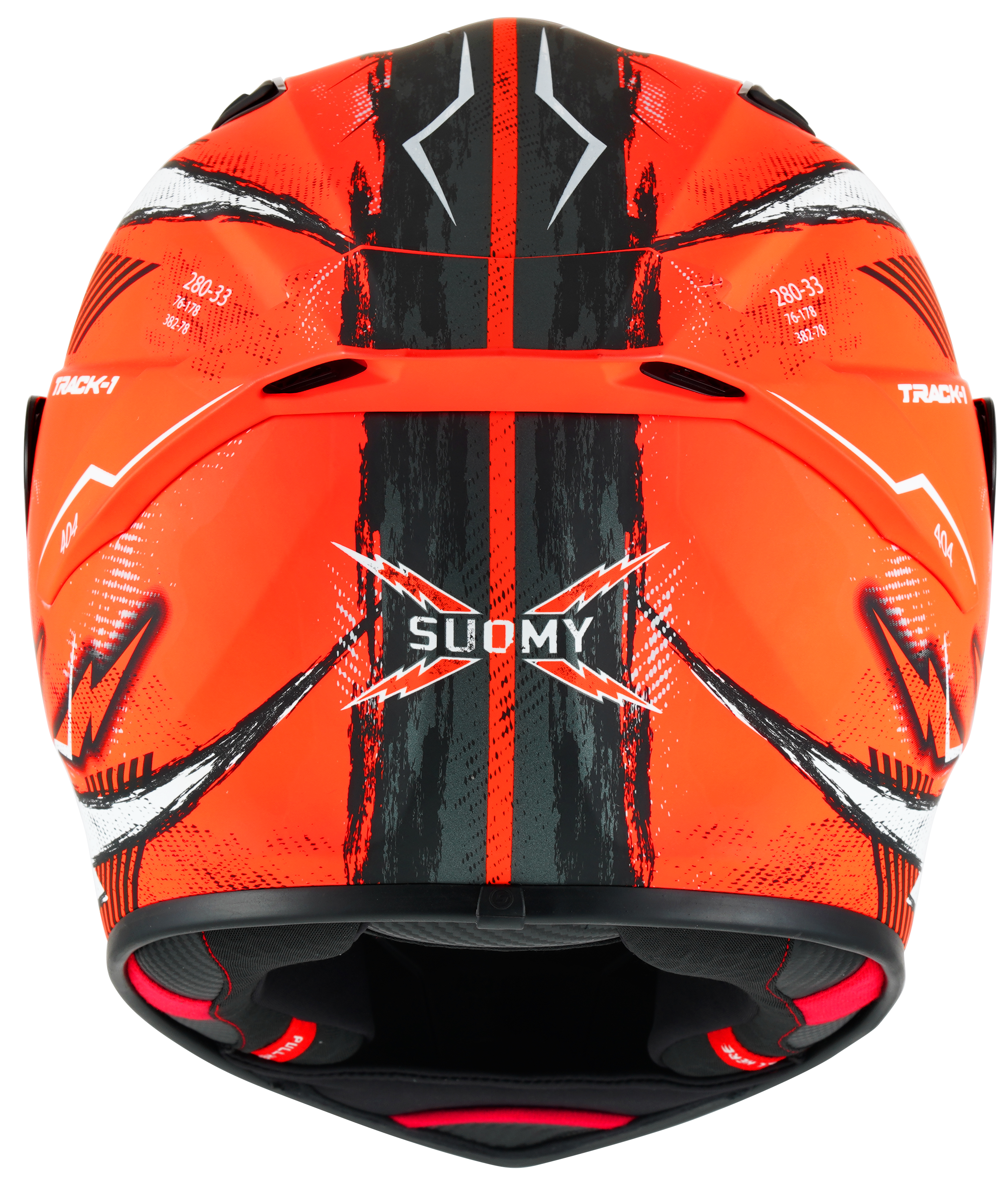 Suomy Track-1 Helm 404 Matt Orange Fluo K6T10009