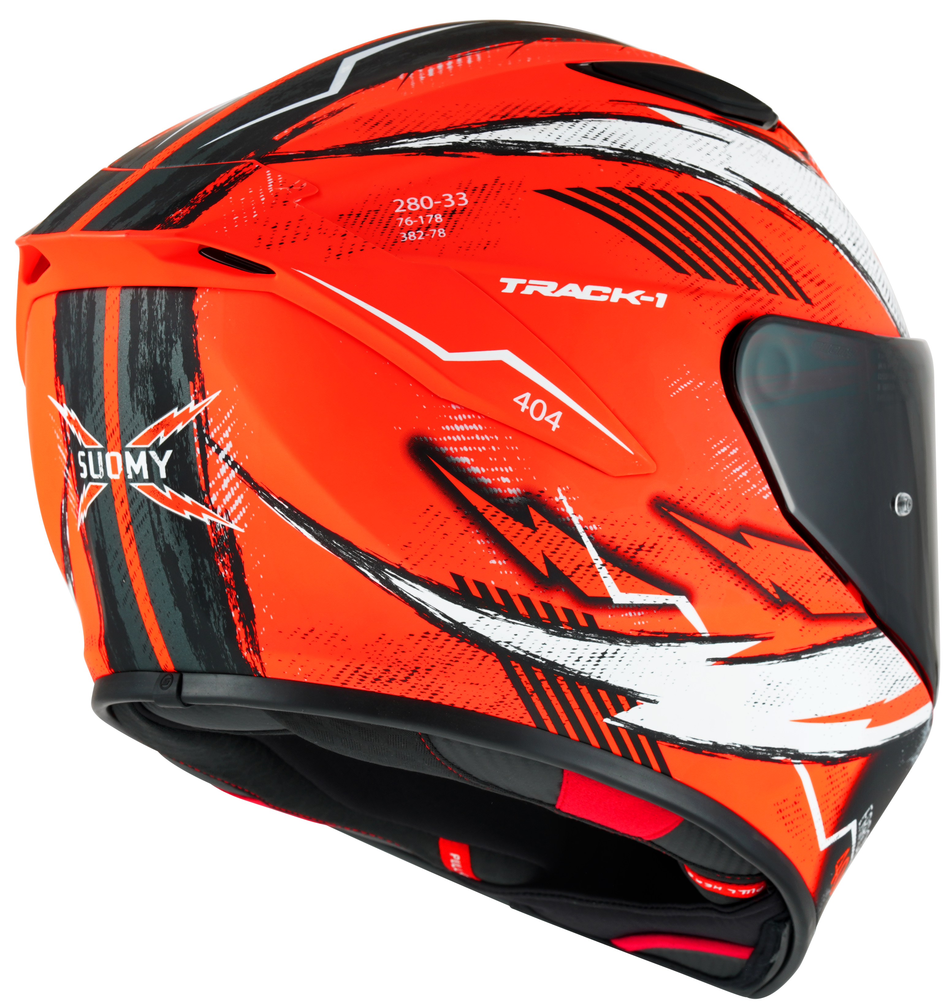 Suomy Track-1 Helm 404 Matt Orange Fluo K6T10009