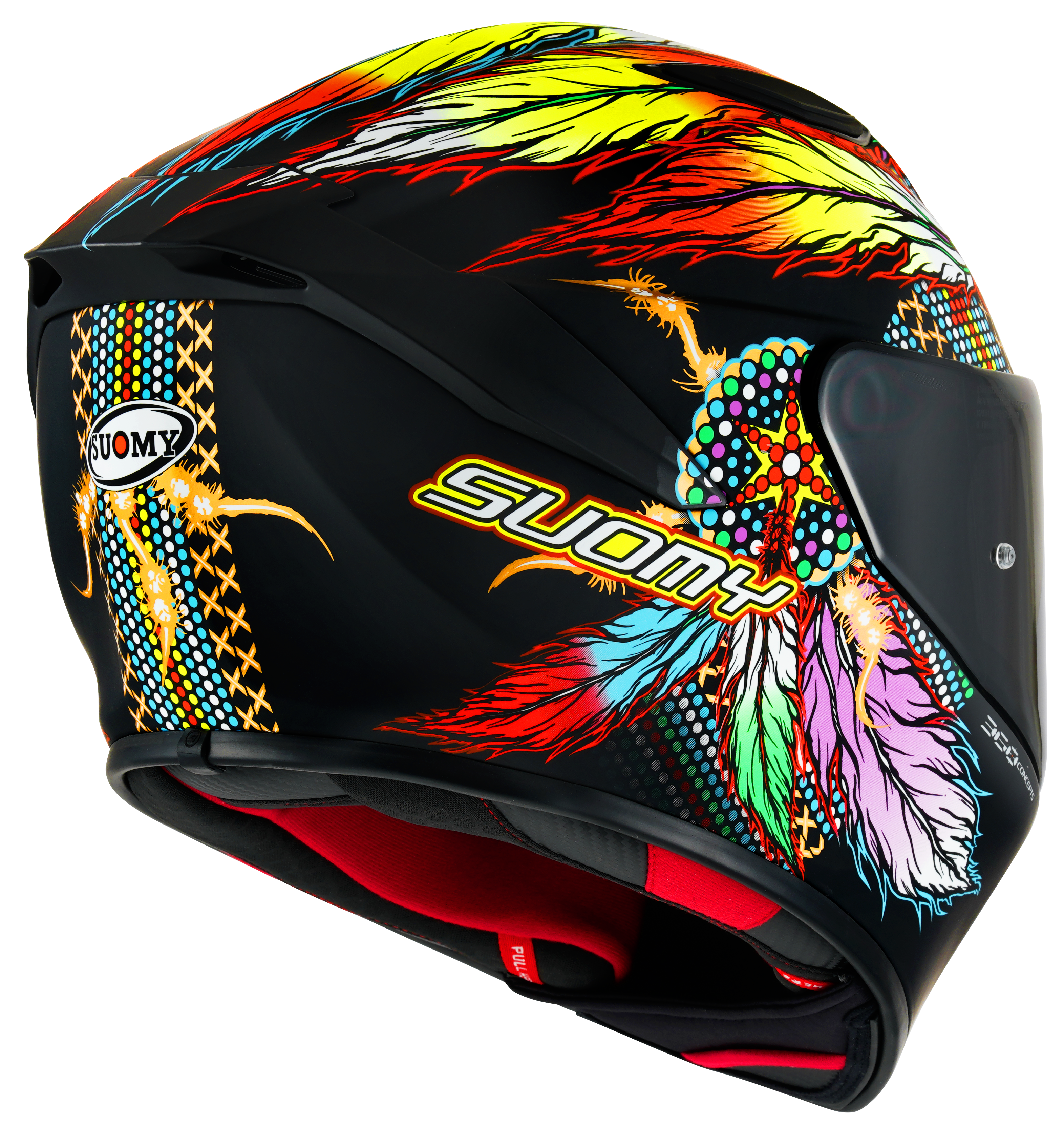 Suomy Track-1 Helm Chiefain Matt Black K6T10014