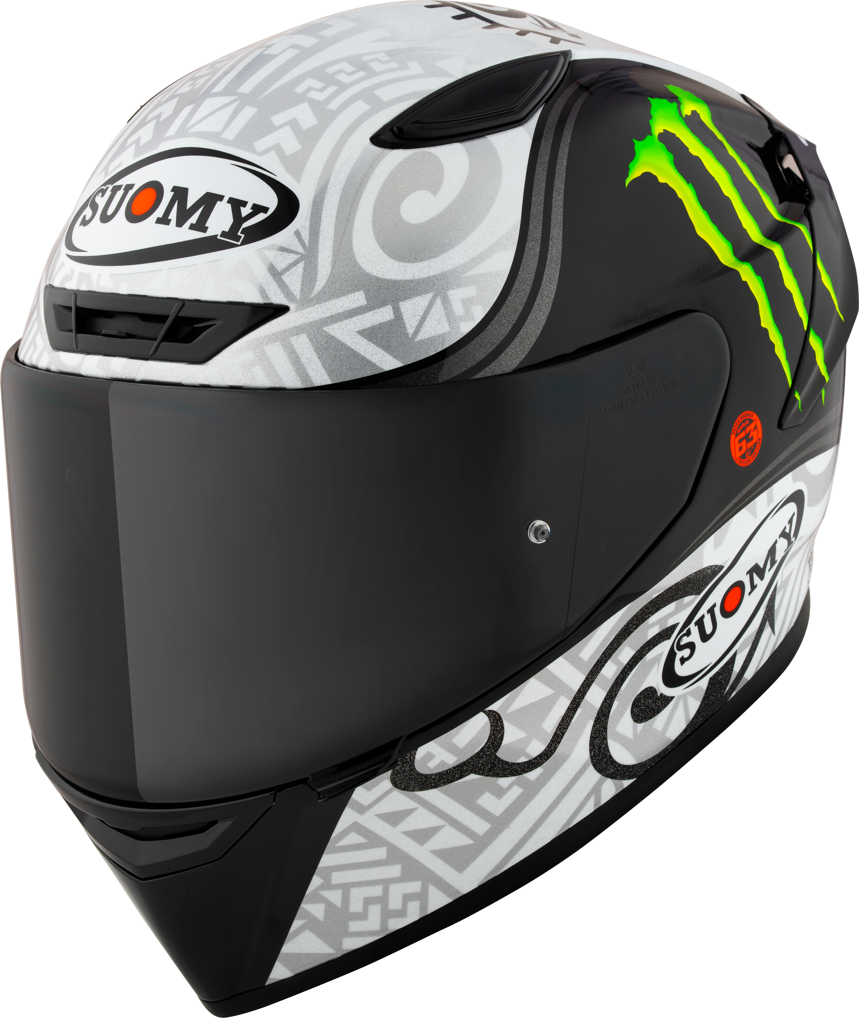 Suomy Track-1 Helm Francesco Pecco Bagnaia Prueba de invierno 2023 réplica K6T10015