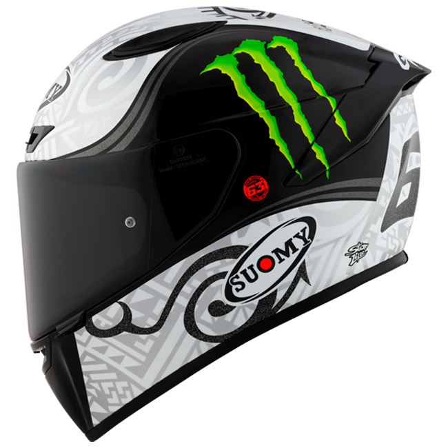 Suomy Track-1 Helm Francesco Pecco Bagnaia Prueba de invierno 2023 réplica K6T10015