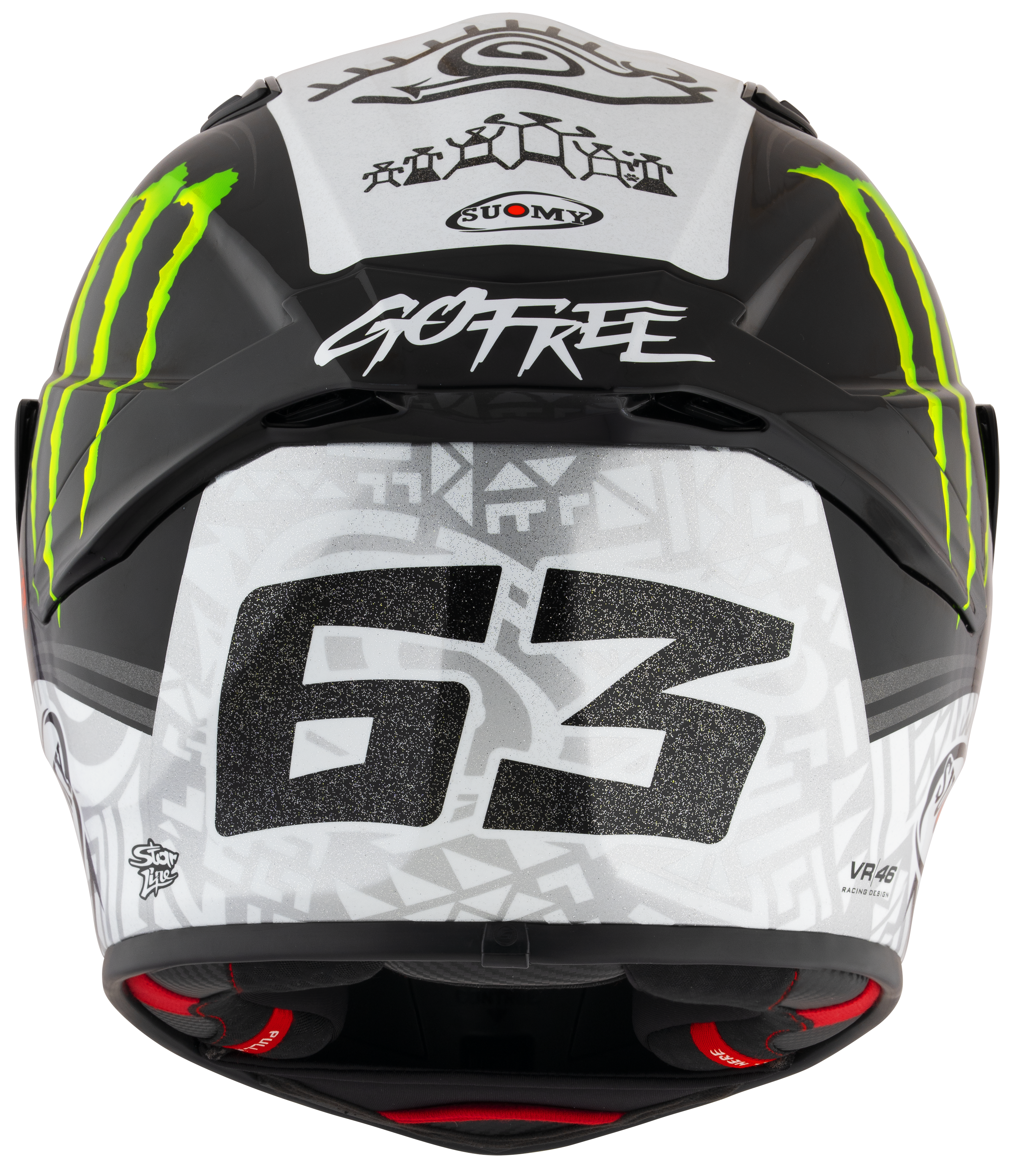 Suomy Track-1 Helm Francesco Pecco Bagnaia Prueba de invierno 2023 réplica K6T10015
