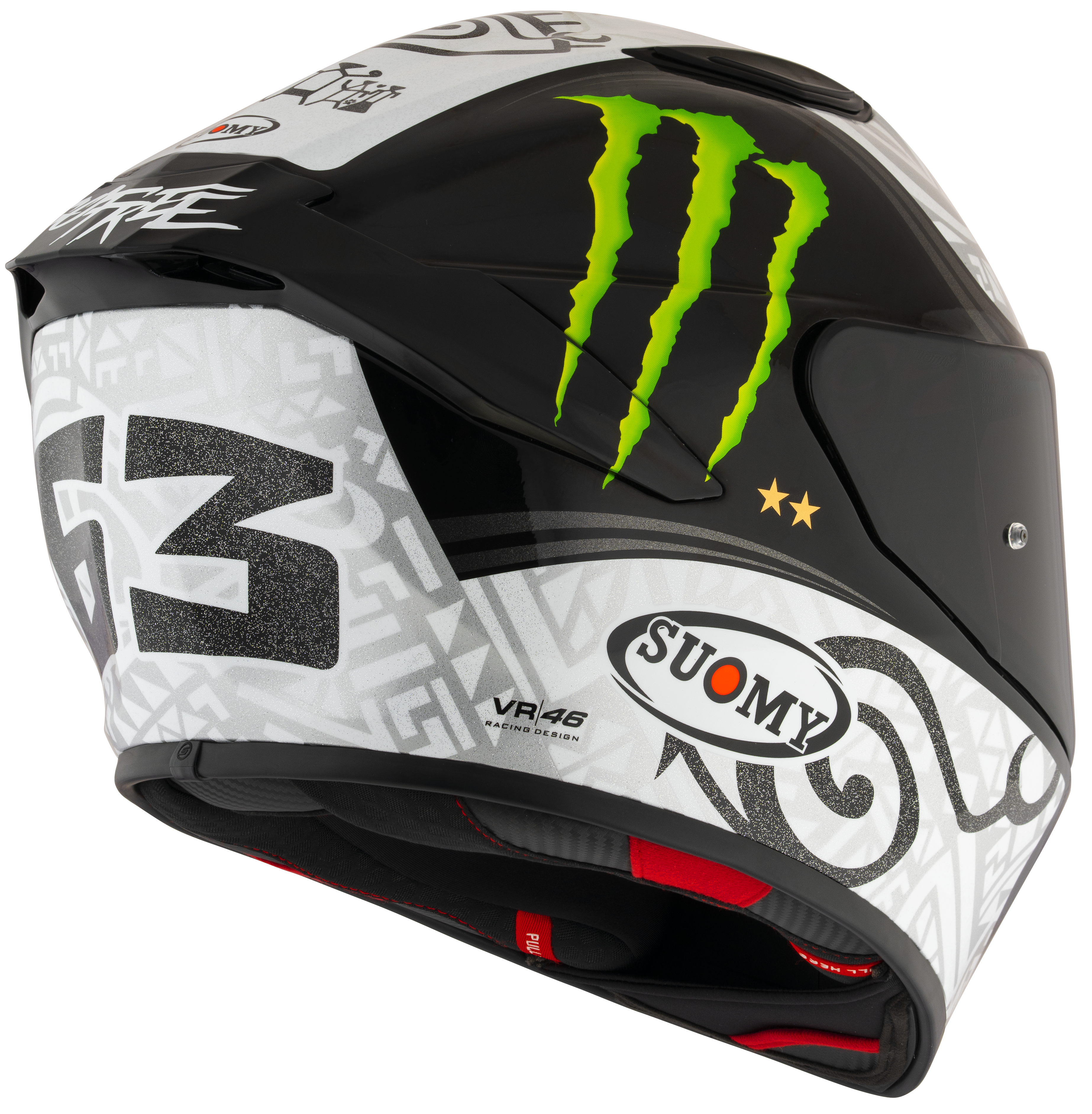 Suomy Track-1 Helm Francesco Pecco Bagnaia Prueba de invierno 2023 réplica K6T10015