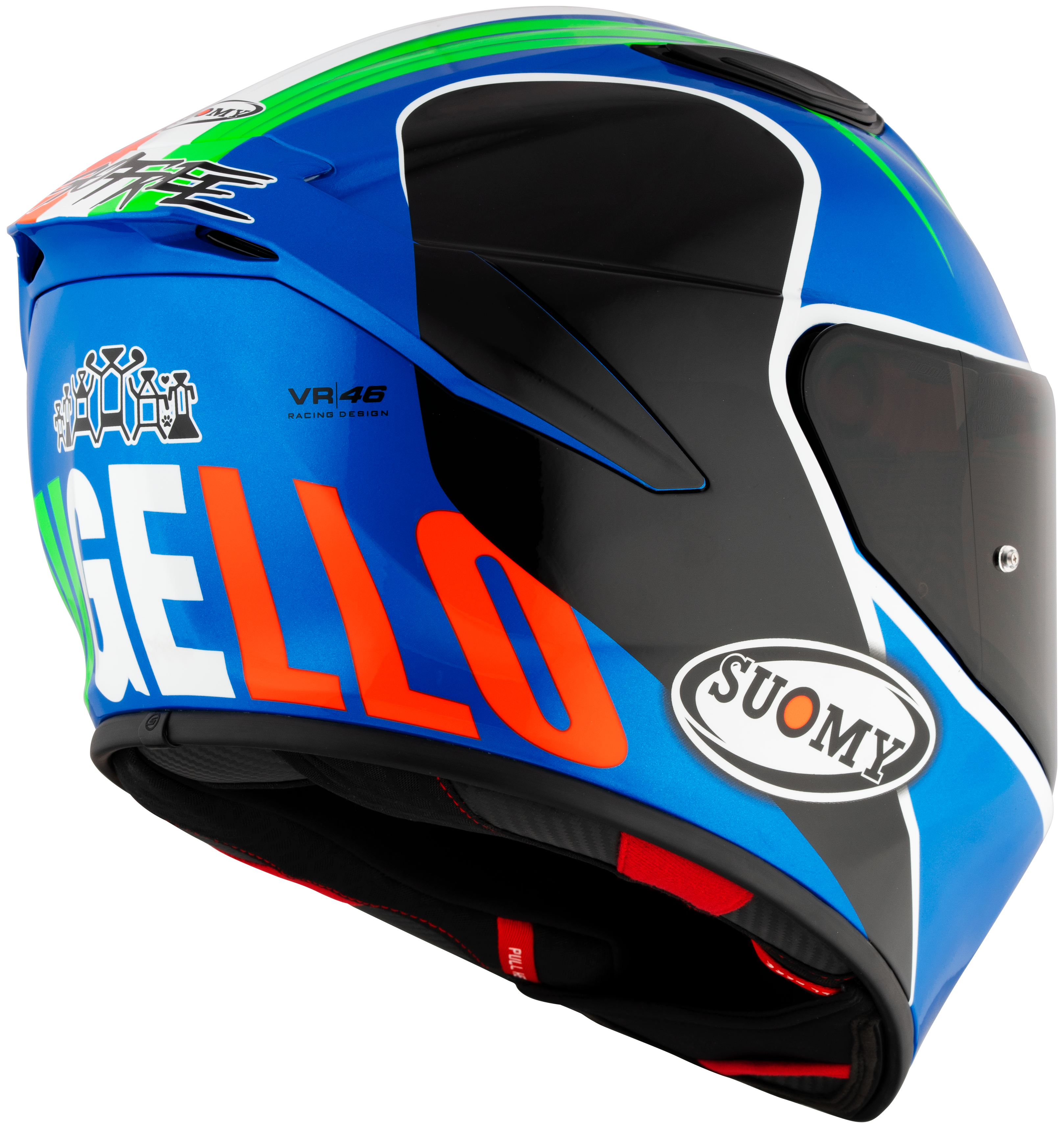 Suomy Track-1 Helm Francesco Pecco Bagnaia Mugello 2022 Réplica K6T10016