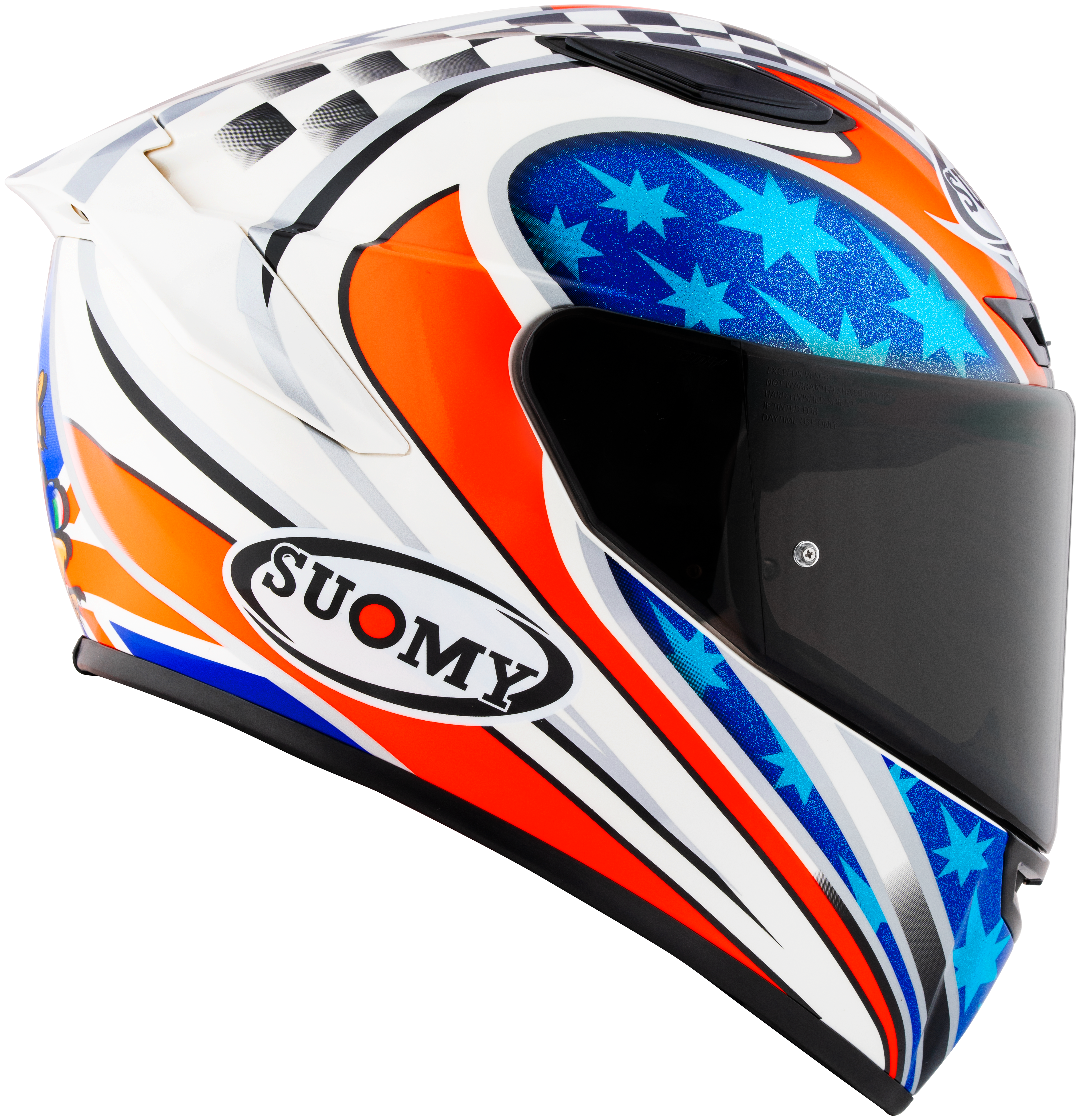 Suomy Track-1 Helm Troy Bayliss 2002 Réplica K6T10018