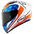 Suomy Track-1 Helm Troy Bayliss 2002 Réplica K6T10018
