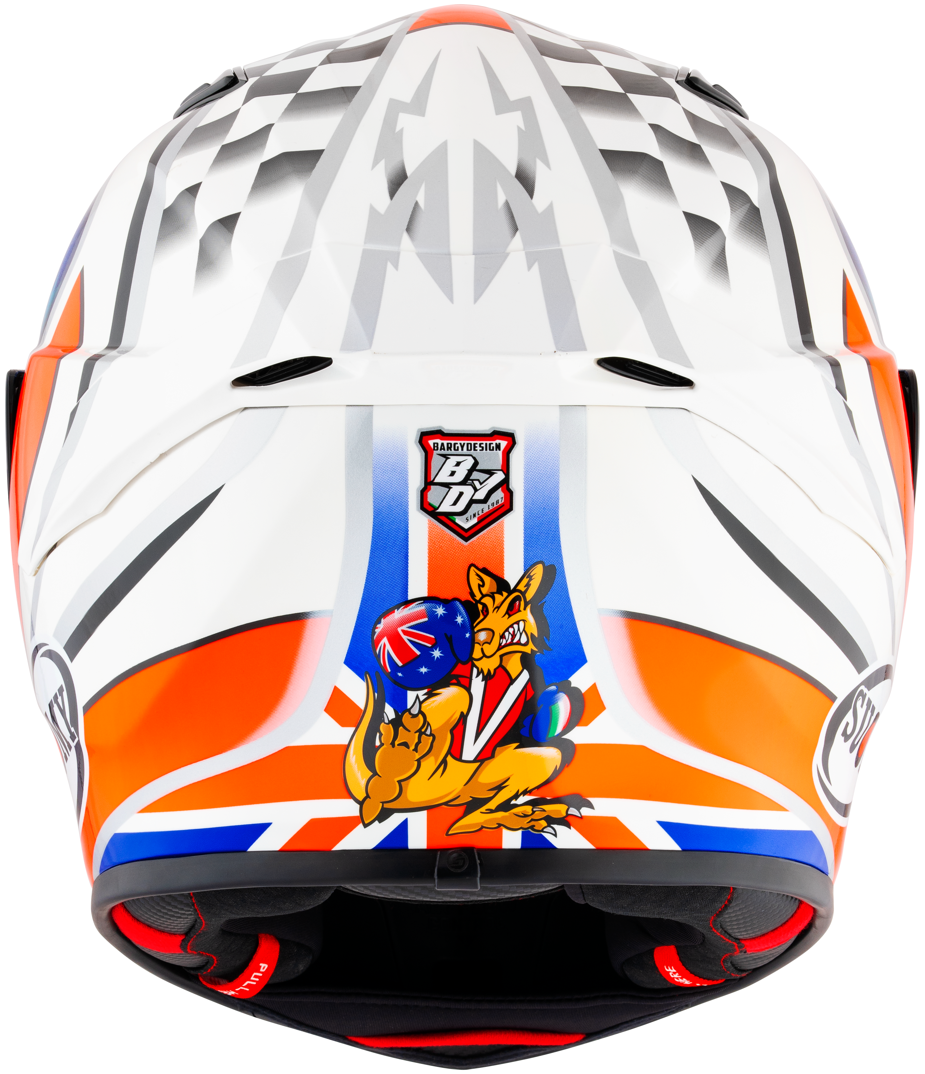 Suomy Track-1 Helm Troy Bayliss 2002 Réplica K6T10018