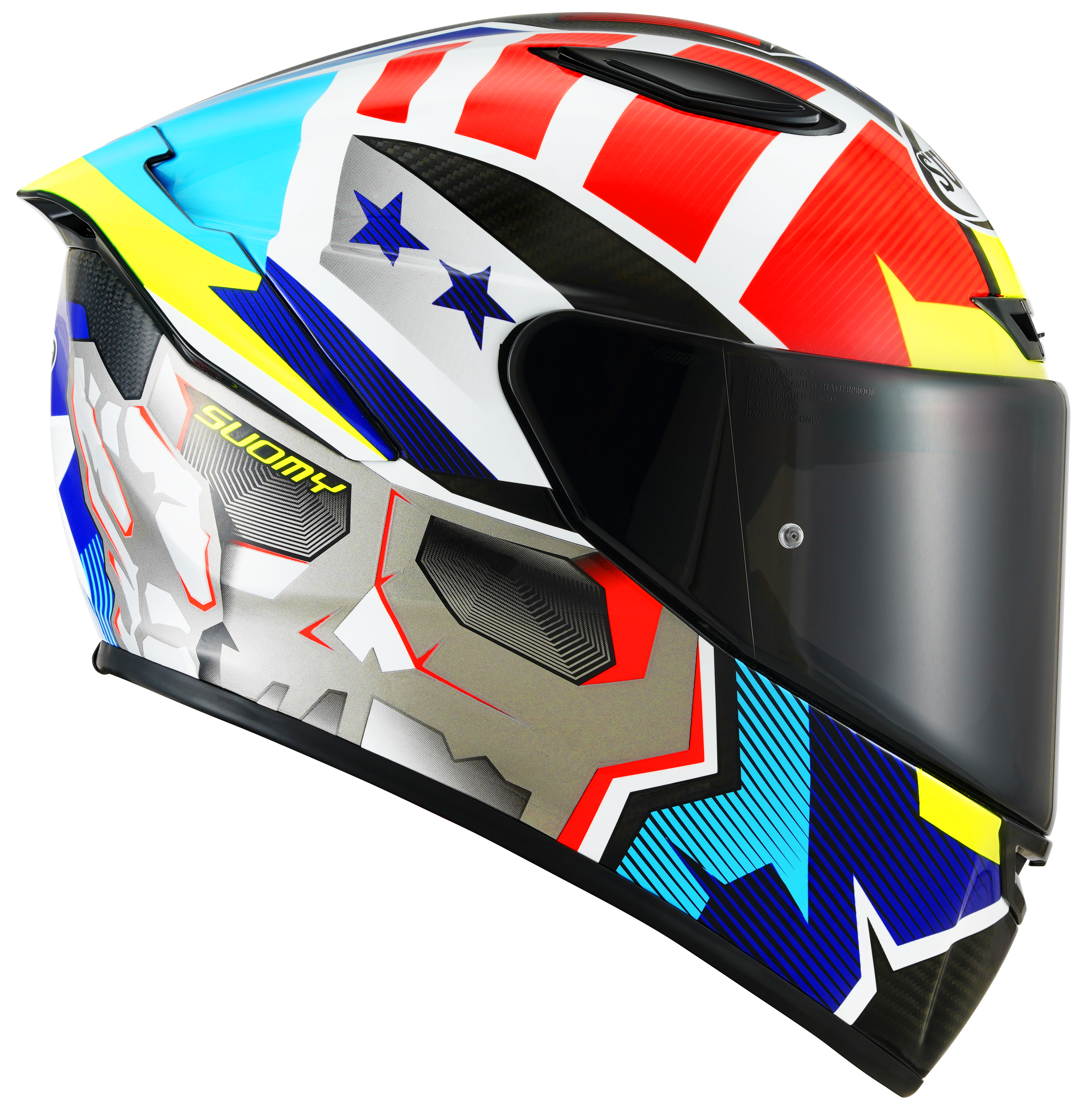 Suomy tx-pro timón de carbono más alto K6TX0002