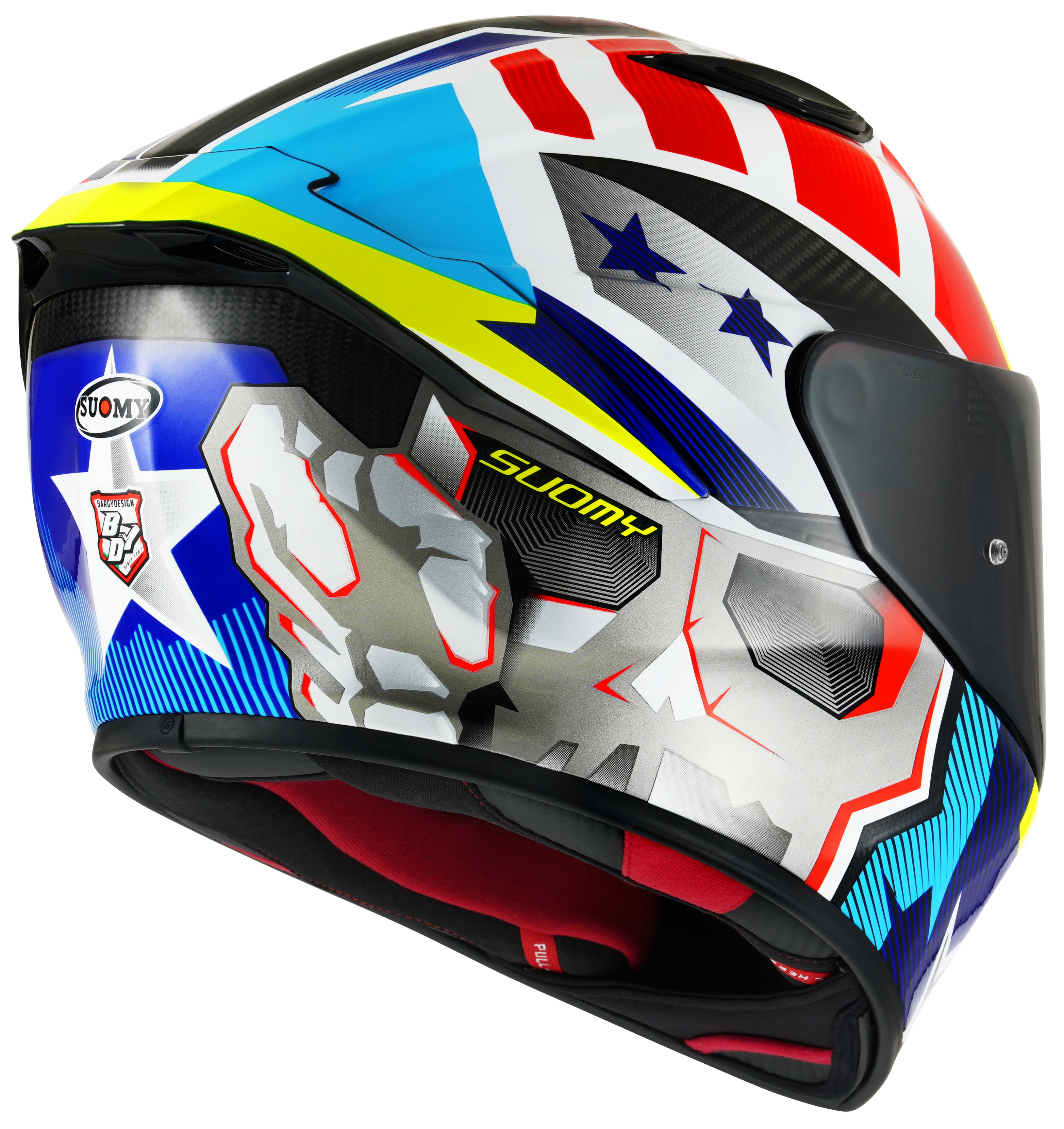 Suomy tx-pro timón de carbono más alto K6TX0002