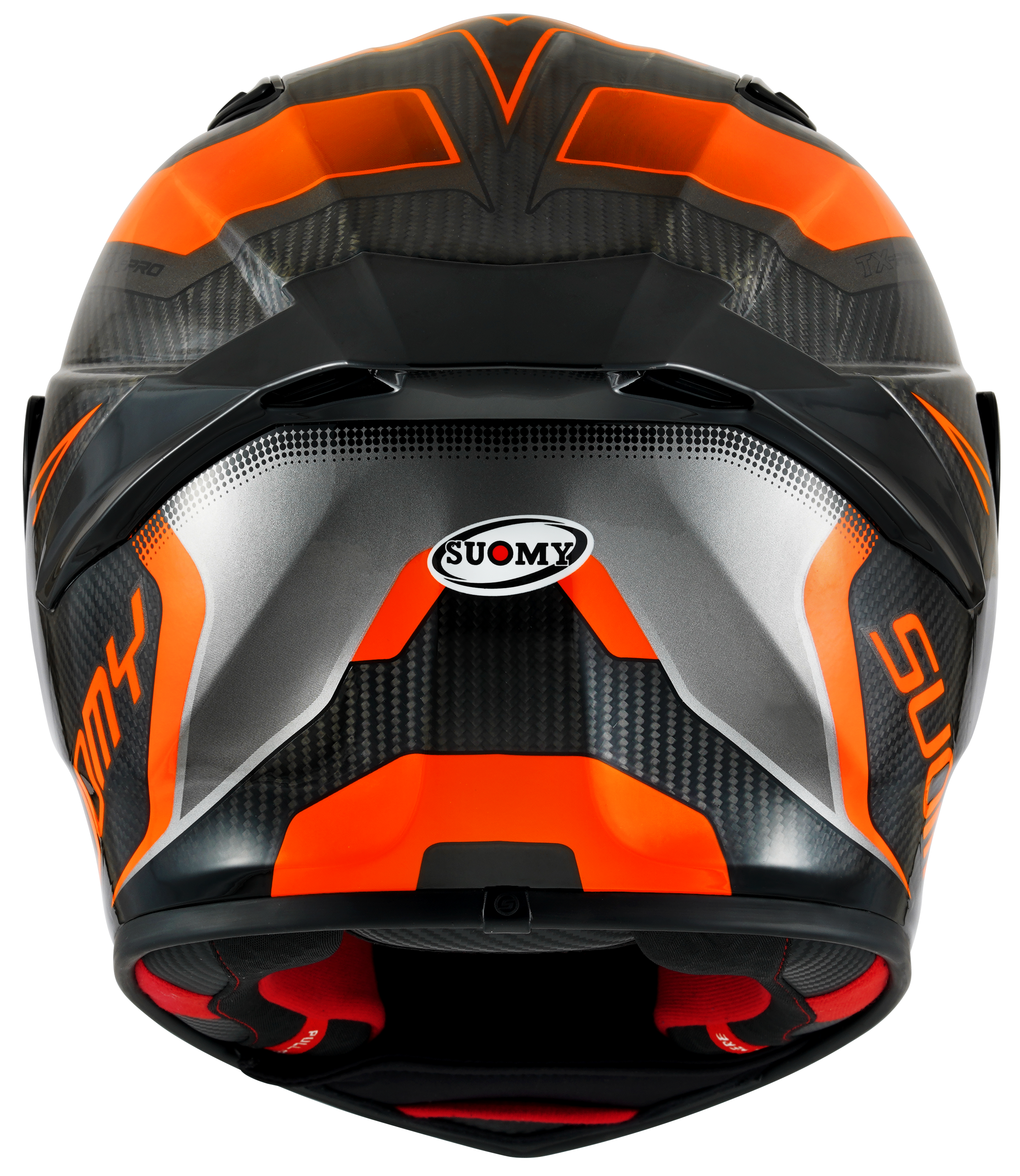 Suomy tx-pro timón de carbono avance naranja fluo k6tx0004