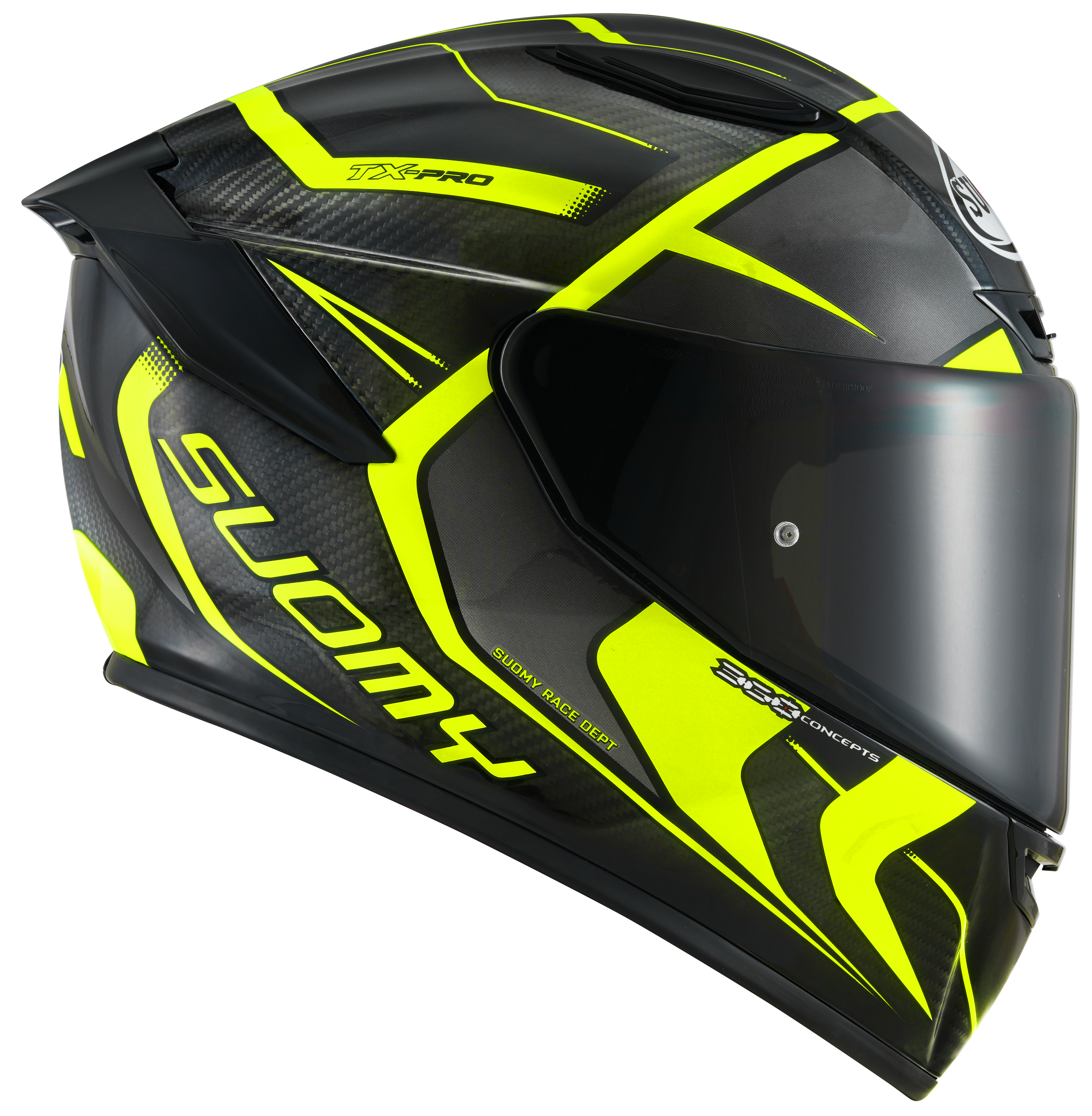 Suomy TX-Pro Helm Avance de carbono Gelb Fluo K6TX0005