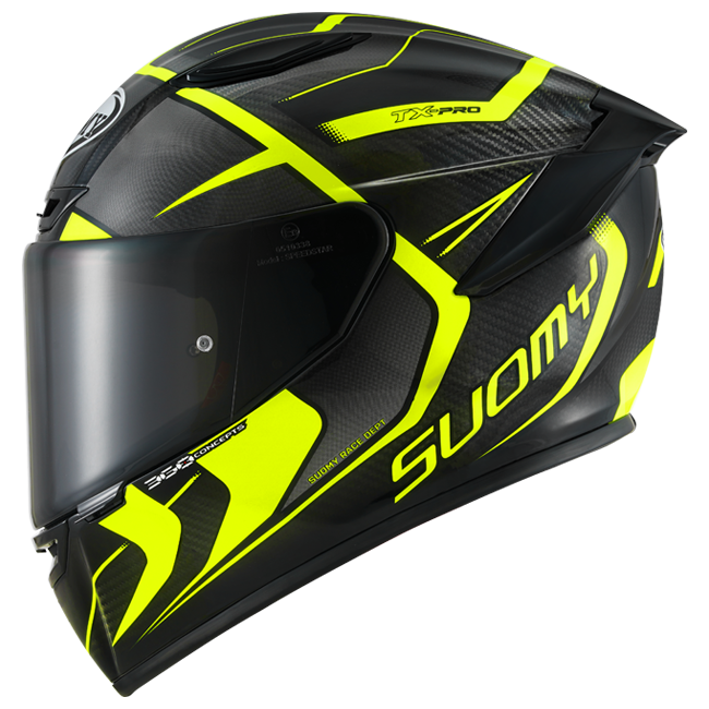 Suomy TX-Pro Helm Avance de carbono Gelb Fluo K6TX0005