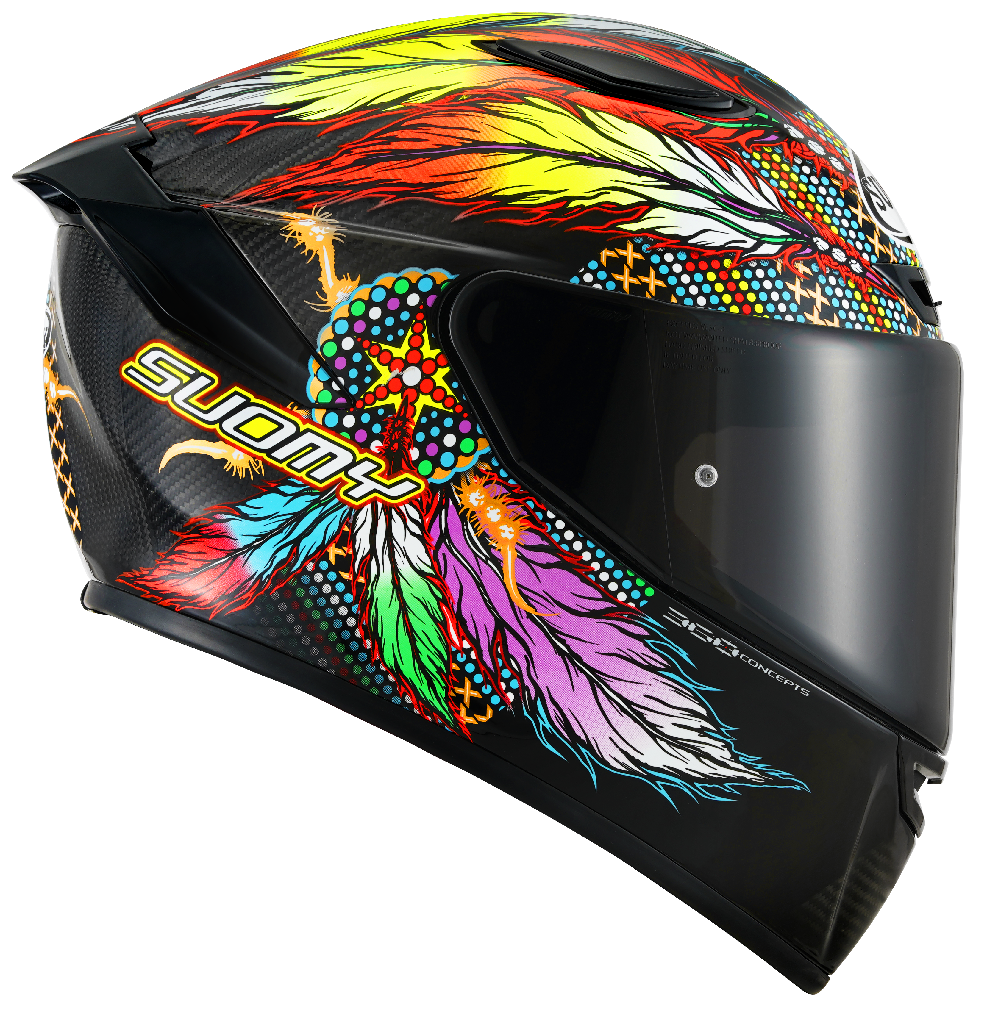 Suomy TX-Pro Helm Charbono Chiefain Mutli K6TX0006