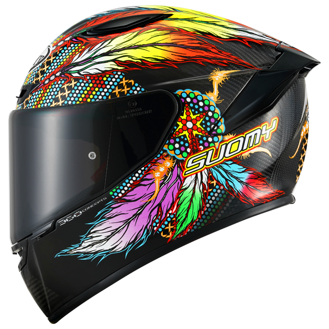 Suomy TX-Pro Helm Charbono Chiefain Mutli K6TX0006