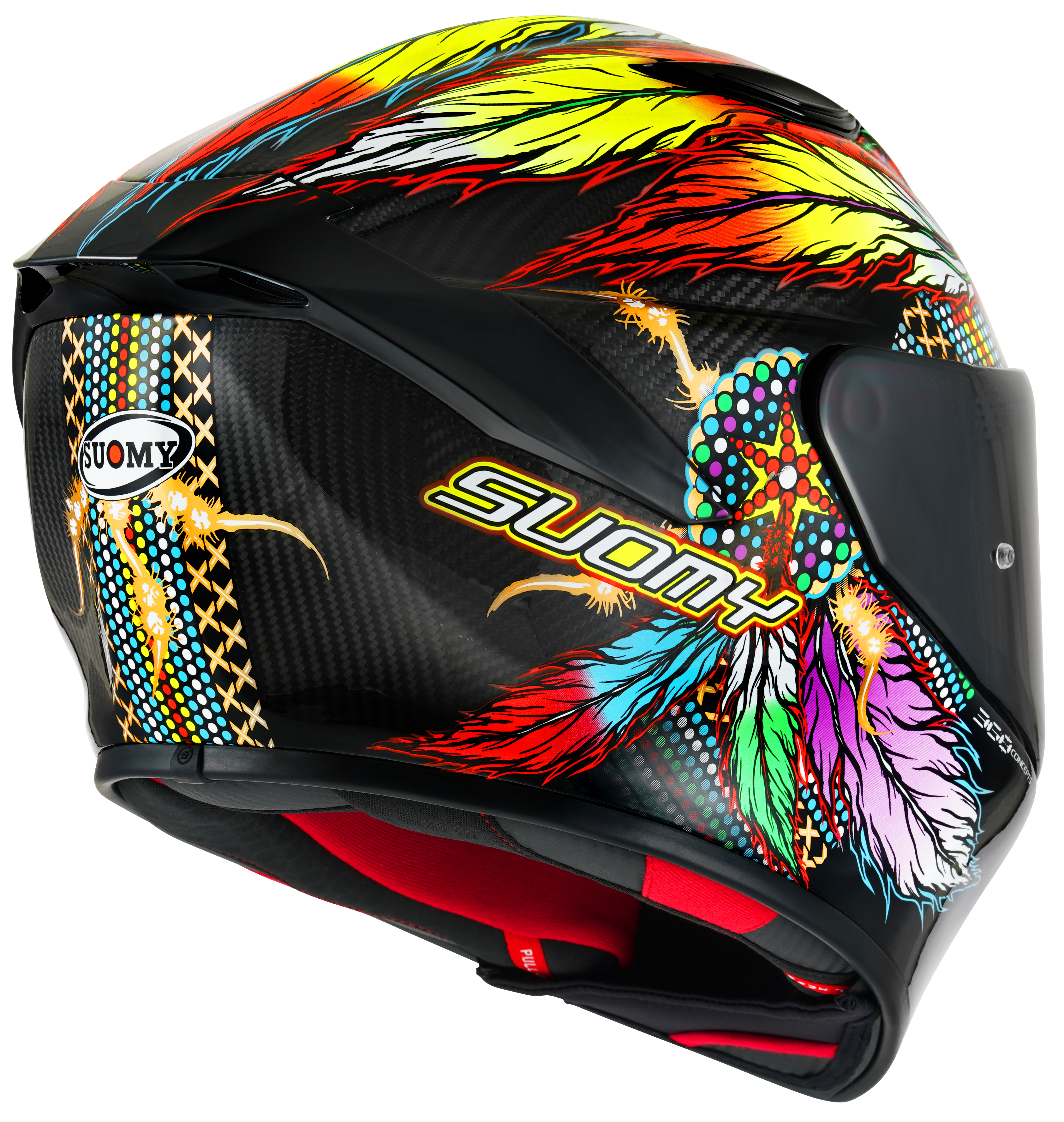 Suomy TX-Pro Helm Charbono Chiefain Mutli K6TX0006