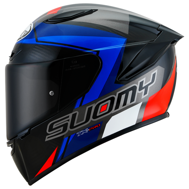 Suomy tx-pro timón de carbono glam azul k6tx0008