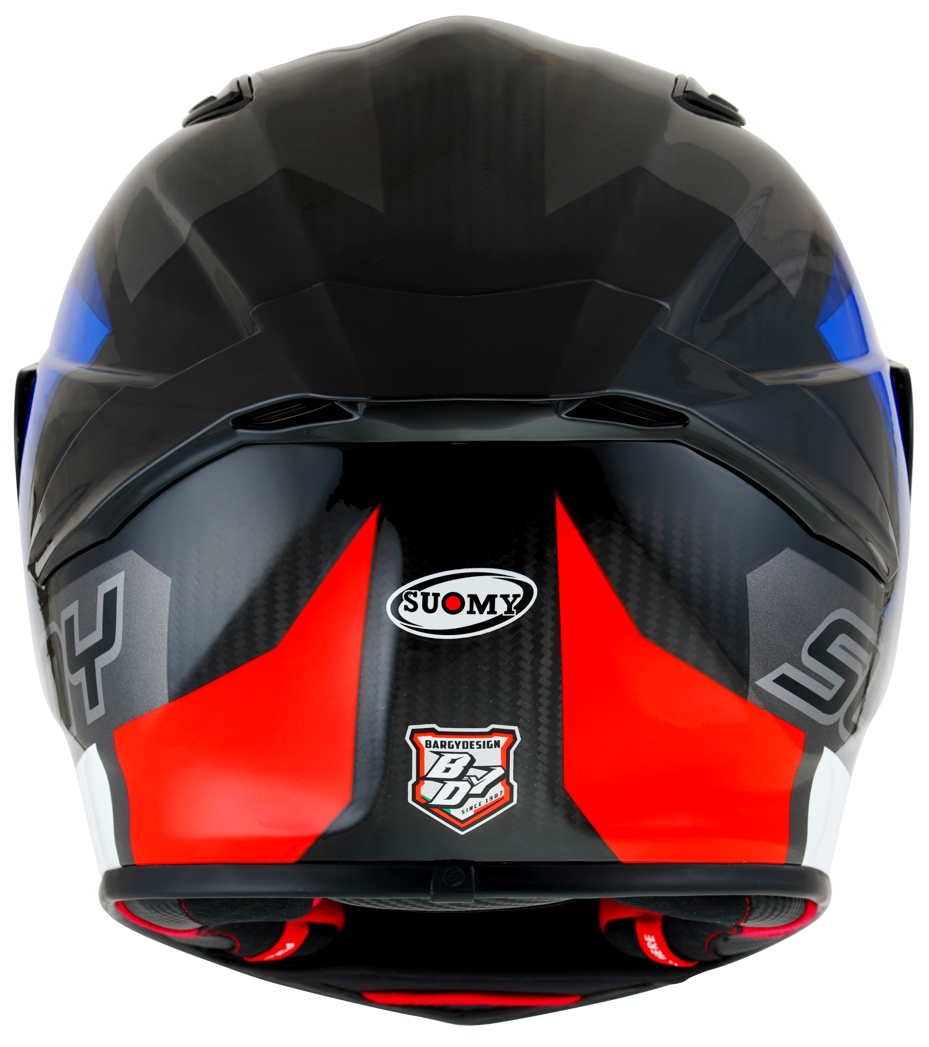 Suomy tx-pro timón de carbono glam azul k6tx0008
