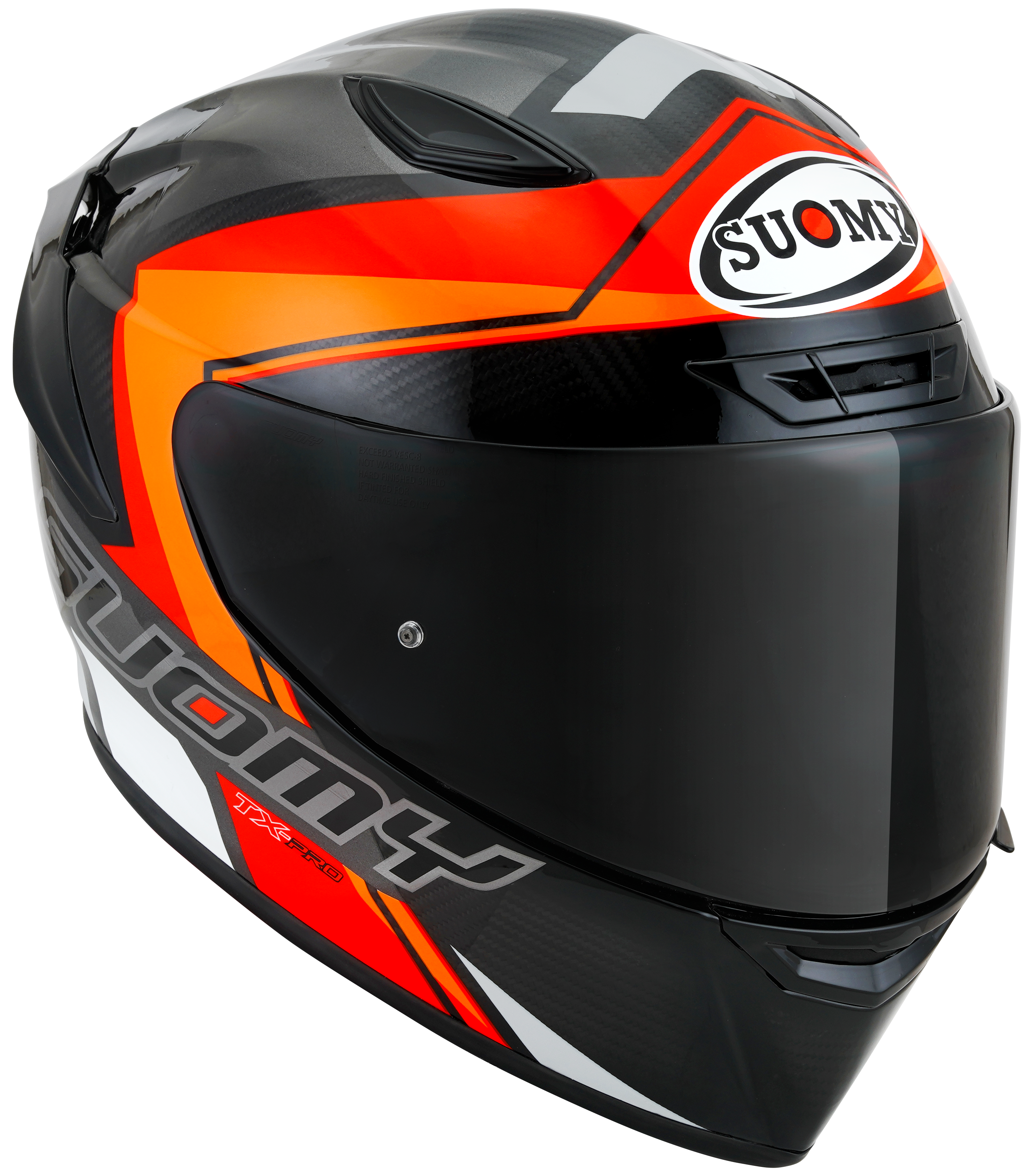 Suomy TX-Pro Helm Carbon Glam Orange K6TX0009