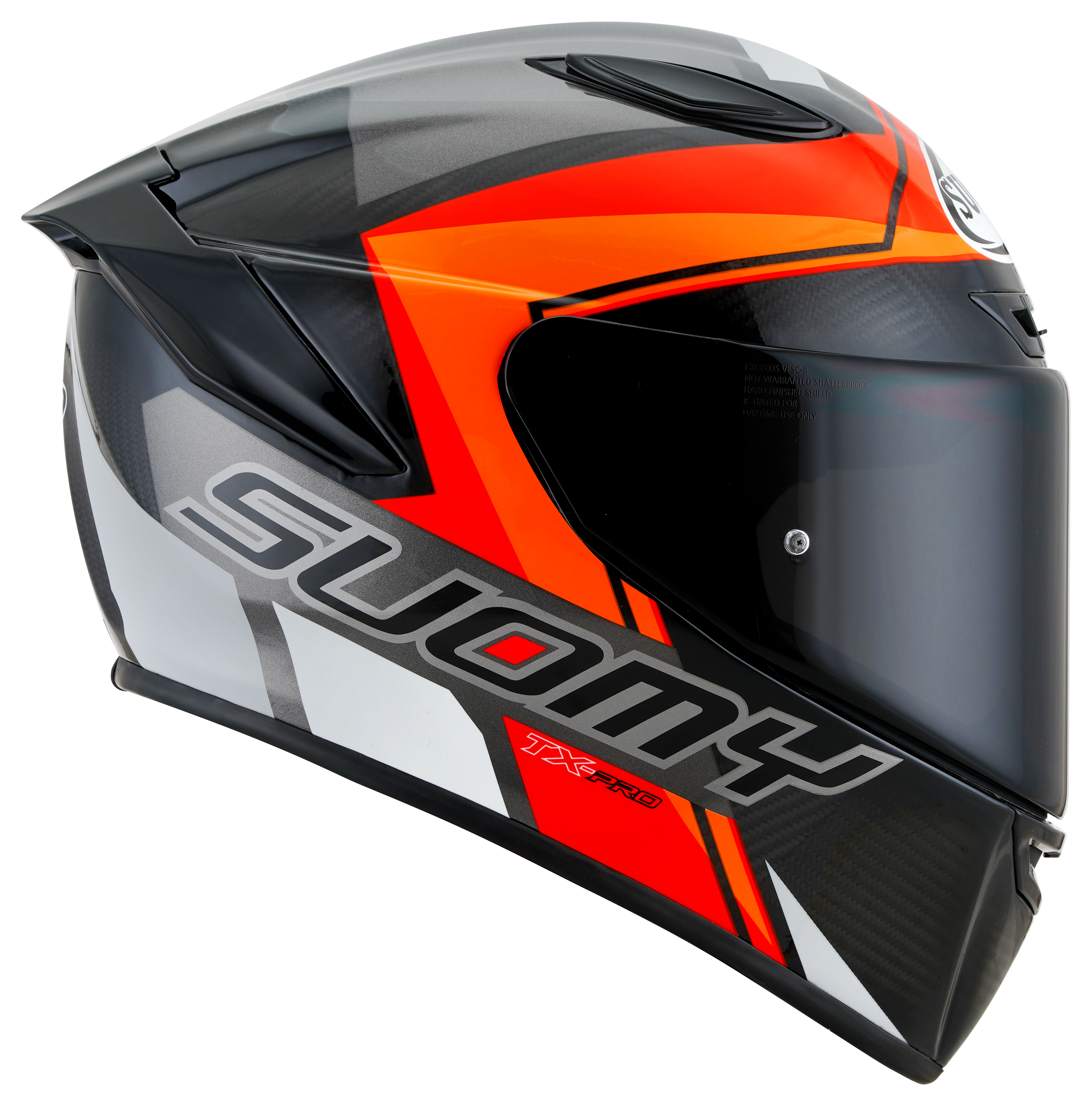 Suomy TX-Pro Helm Carbon Glam Orange K6TX0009
