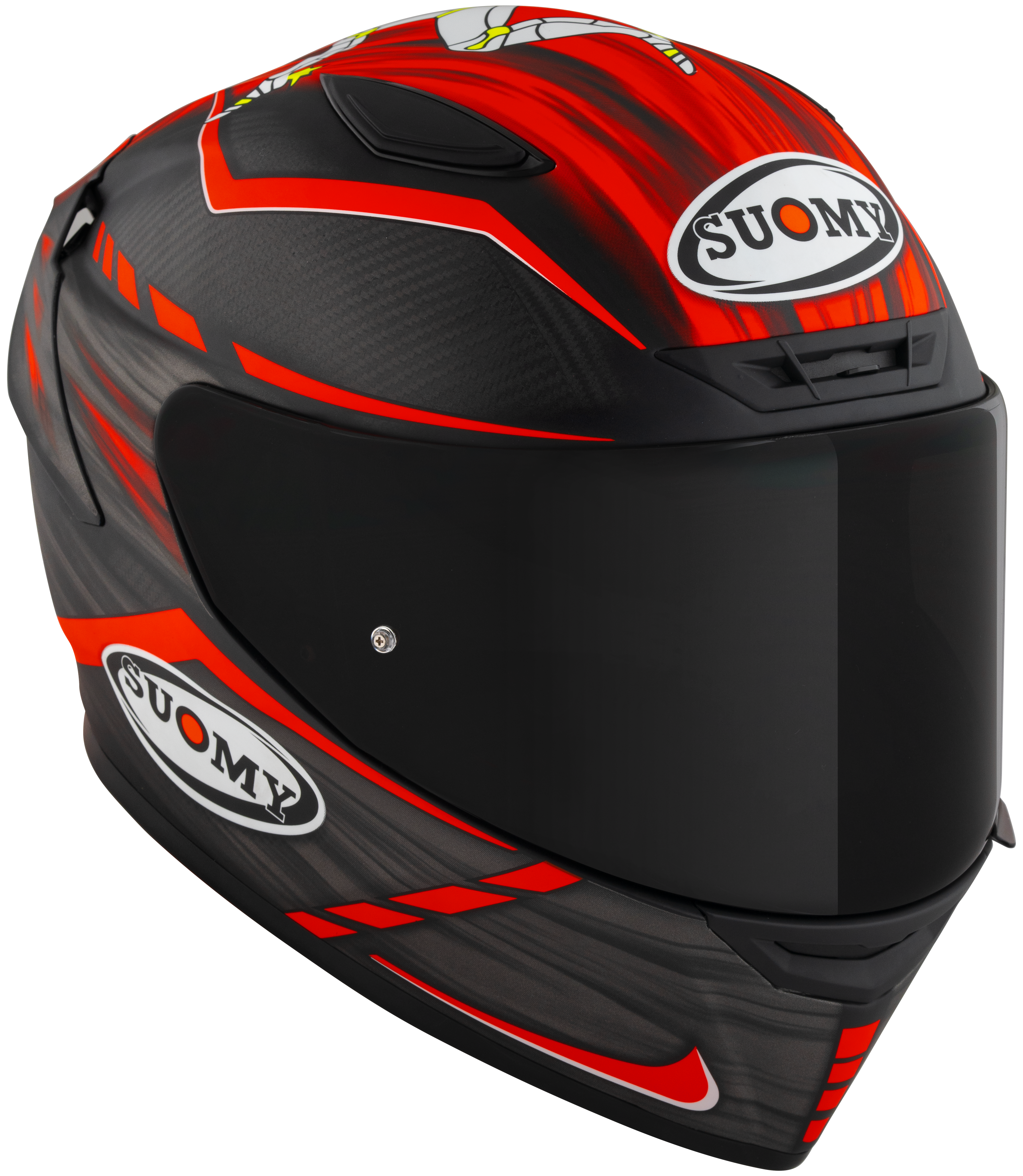 Suomy TX-Pro Helm Carbon Johnson Réplica Red Matt K6TX0010