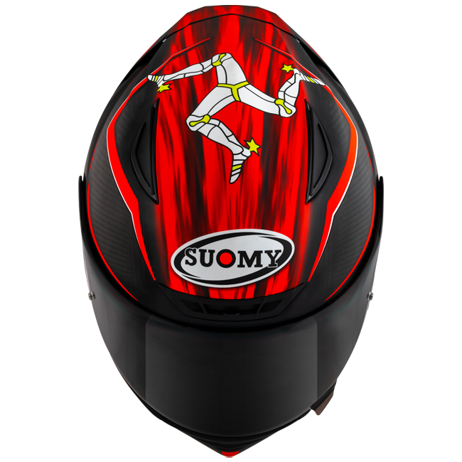 Suomy TX-Pro Helm Carbon Johnson Réplica Red Matt K6TX0010