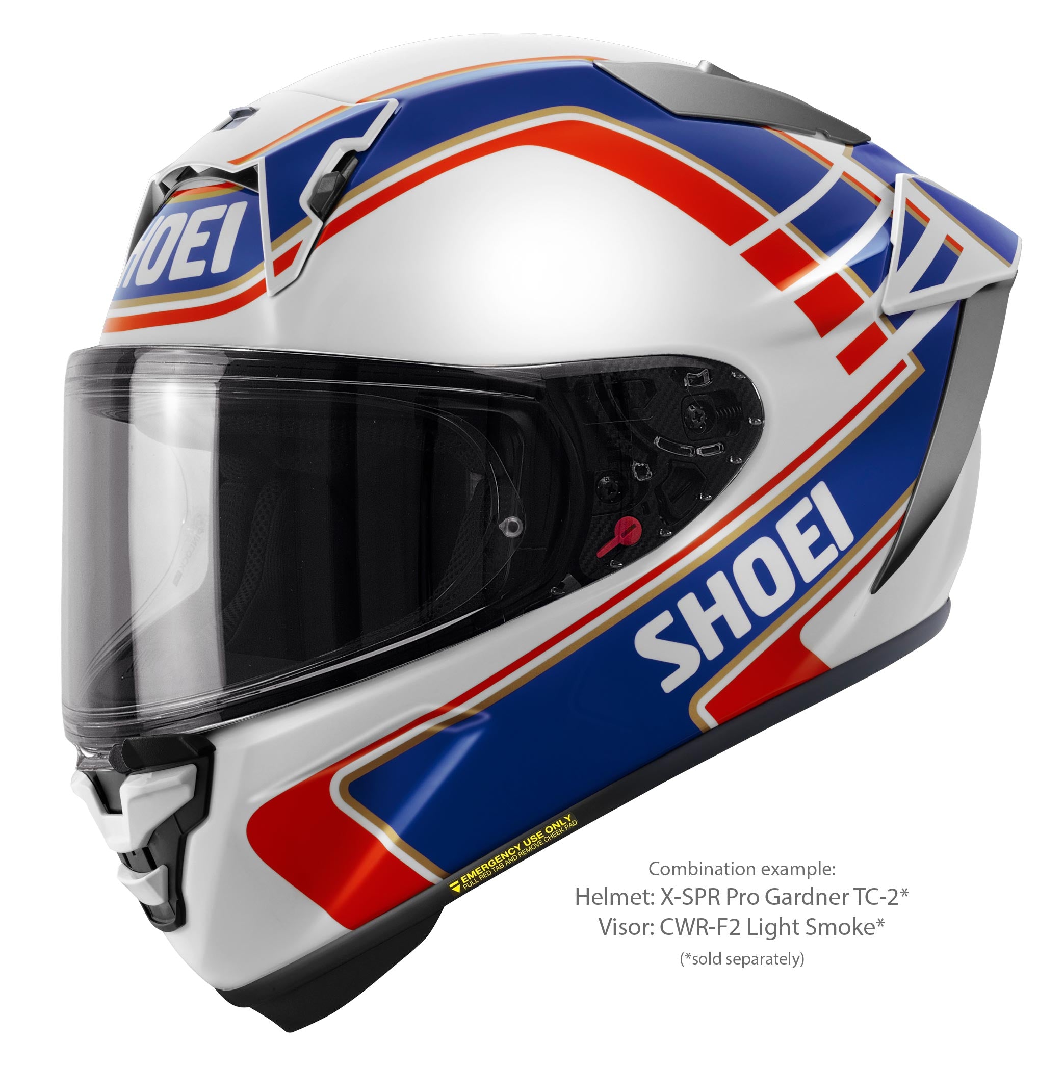 Shoei X-Spr Pro Helm Wayne Gardner Réplica TC-2