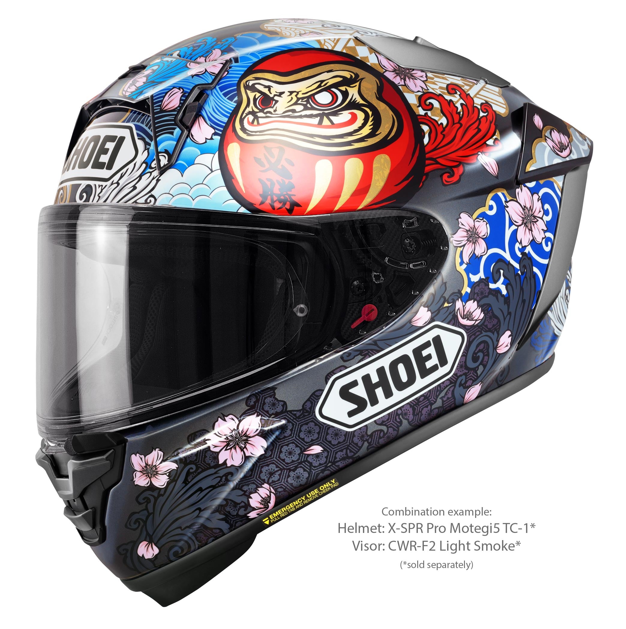 Shoei X-Spr Pro Helm Márquez Motegi5 TC-1-Marc Márquez Motegi 2024 Replica
