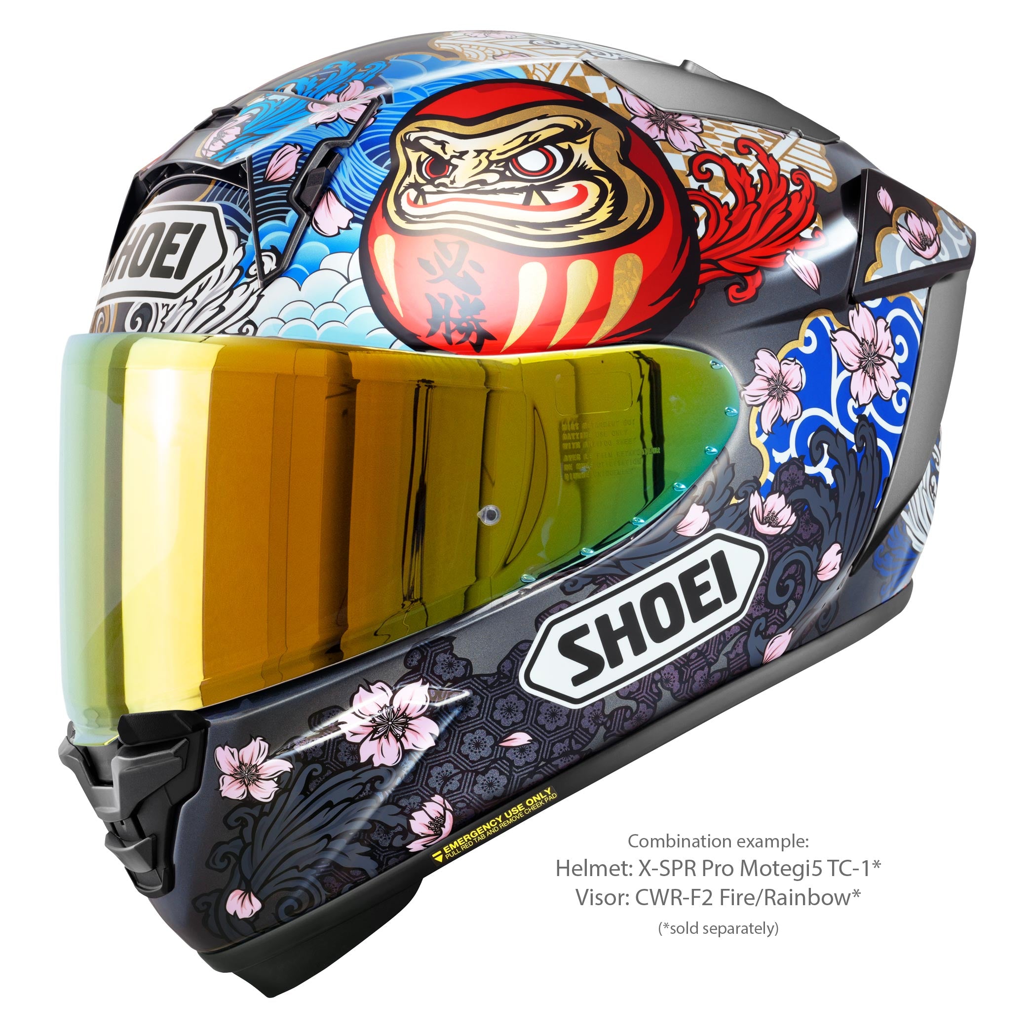 Shoei X-Spr Pro Helm Márquez Motegi5 TC-1-Marc Márquez Motegi 2024 Replica