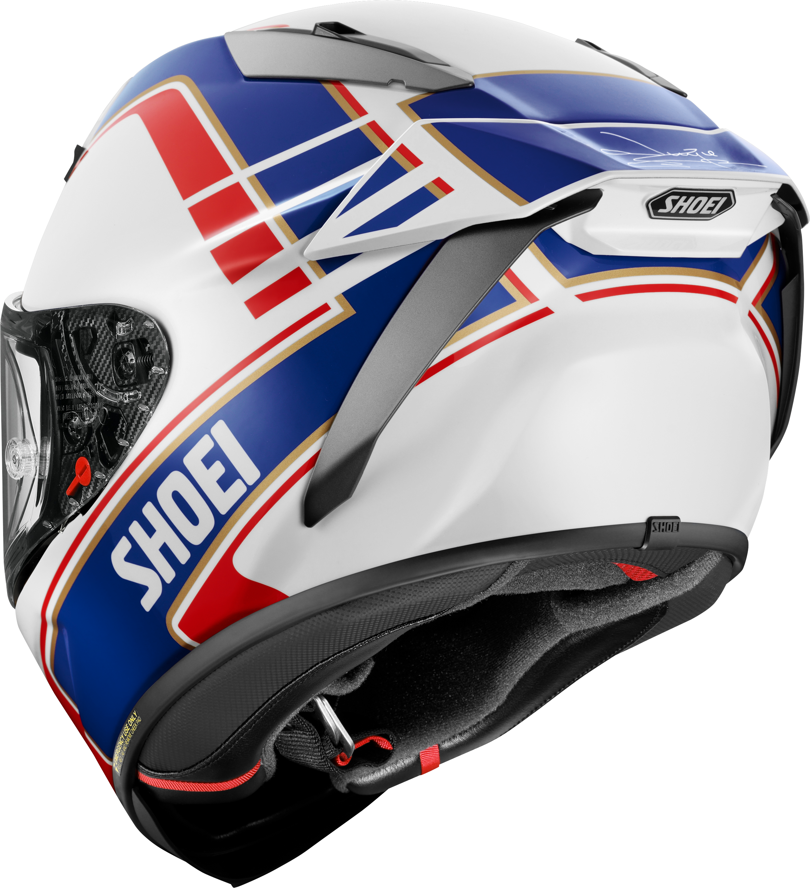 Shoei X-Spr Pro Helm Wayne Gardner Réplica TC-2