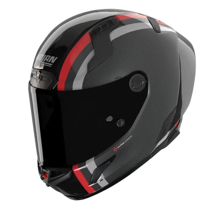 Casco Nolan X-804 RS Ultra Carbon Gemini Negro/Rojo/Antracita 364