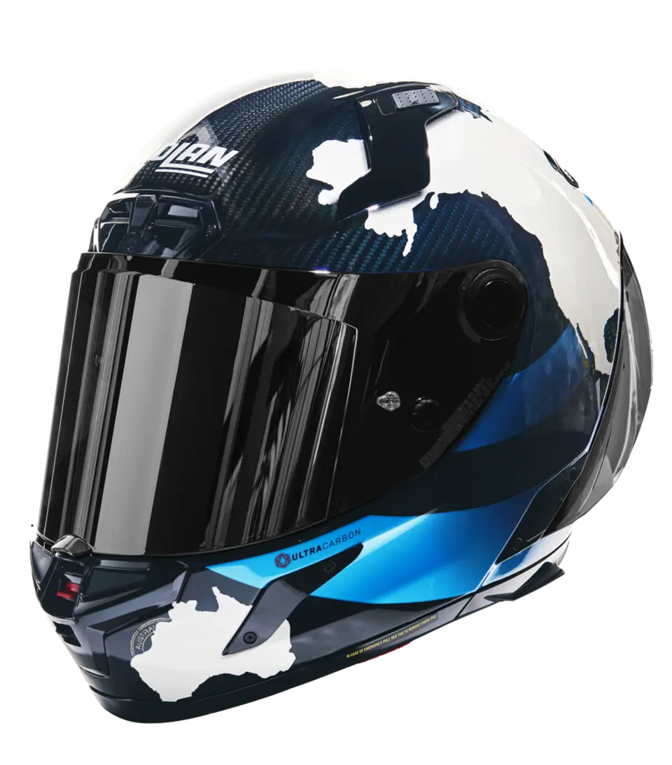 Nolan X-804 RS Helmet Ultra Carbon Carla Checa Réplica del 30 aniversario Edición especial 355