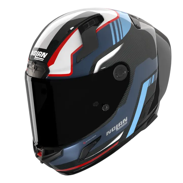 Casco Nolan X-804 RS Ultra Carbon Piega Azul Oscuro/Azul/Rojo 366