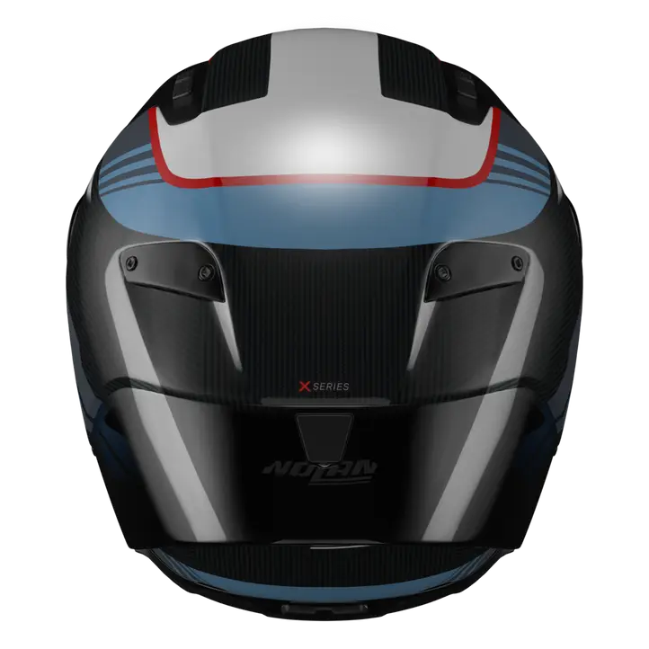 Casco Nolan X-804 RS Ultra Carbon Piega Azul Oscuro/Azul/Rojo 366