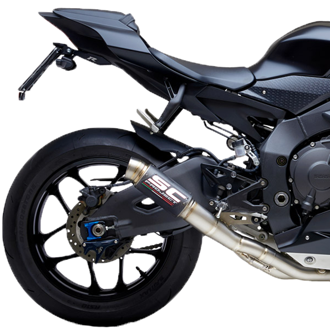 SC-Project Slip-On GP70-R + Tubo de reemplazo de gato Yamaha YZF-R1/M RN49 (17-19) Y11B-DET70
