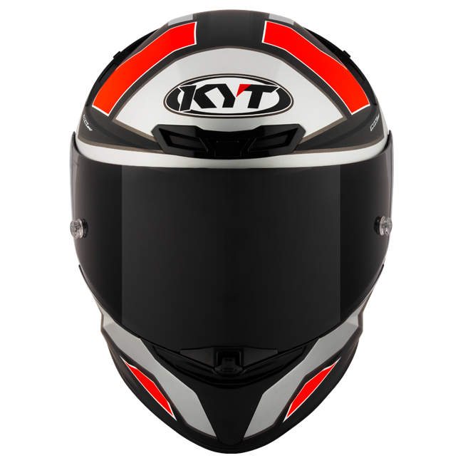 KYT TT-Revo Helm Electron Grey Red matt Y6TR0006