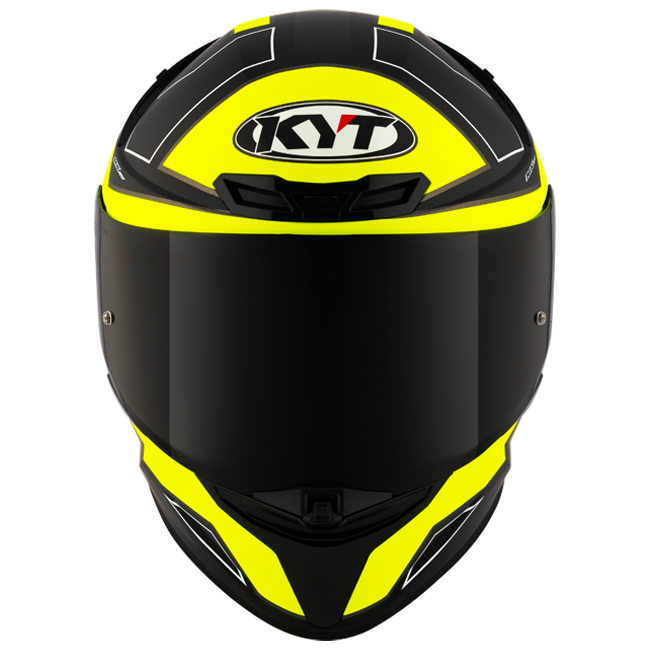KYT TT-ReVO Helm Electron Black Yellow Matt Y6tr0007
