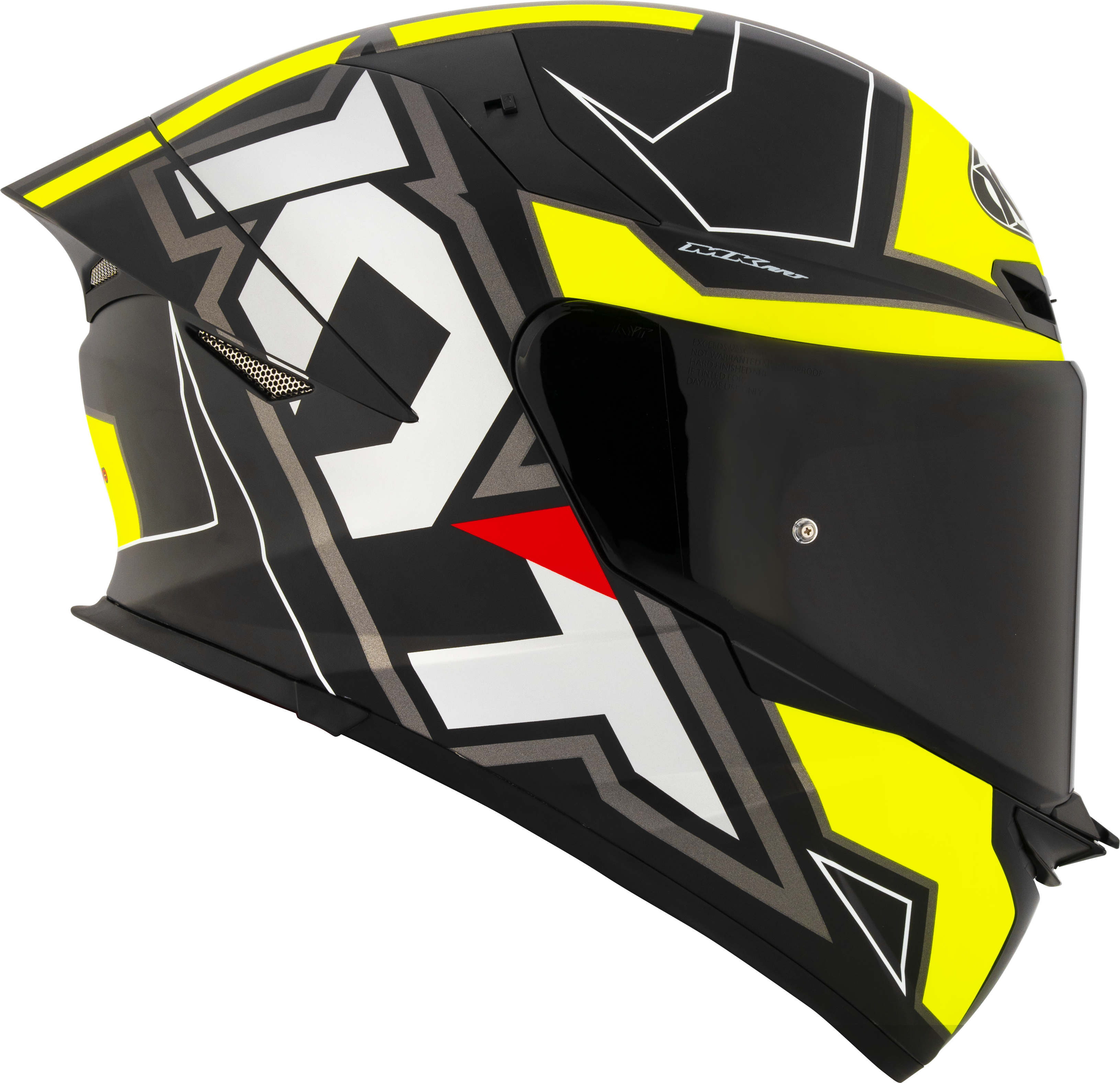 KYT TT-ReVO Helm Electron Black Yellow Matt Y6tr0007