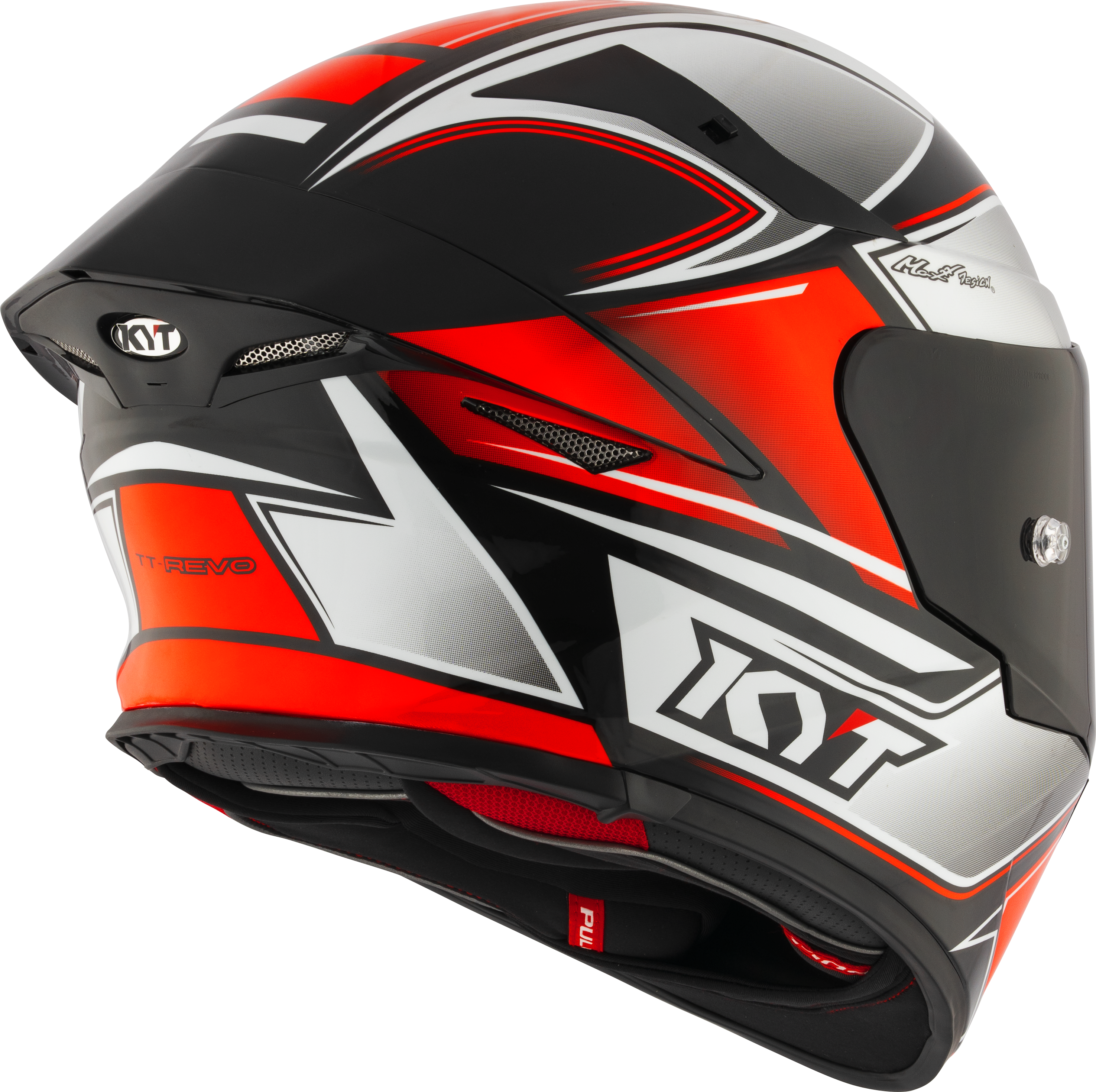 KYT TT-ReVO Helm Tourist Red Flo Y6tr0012