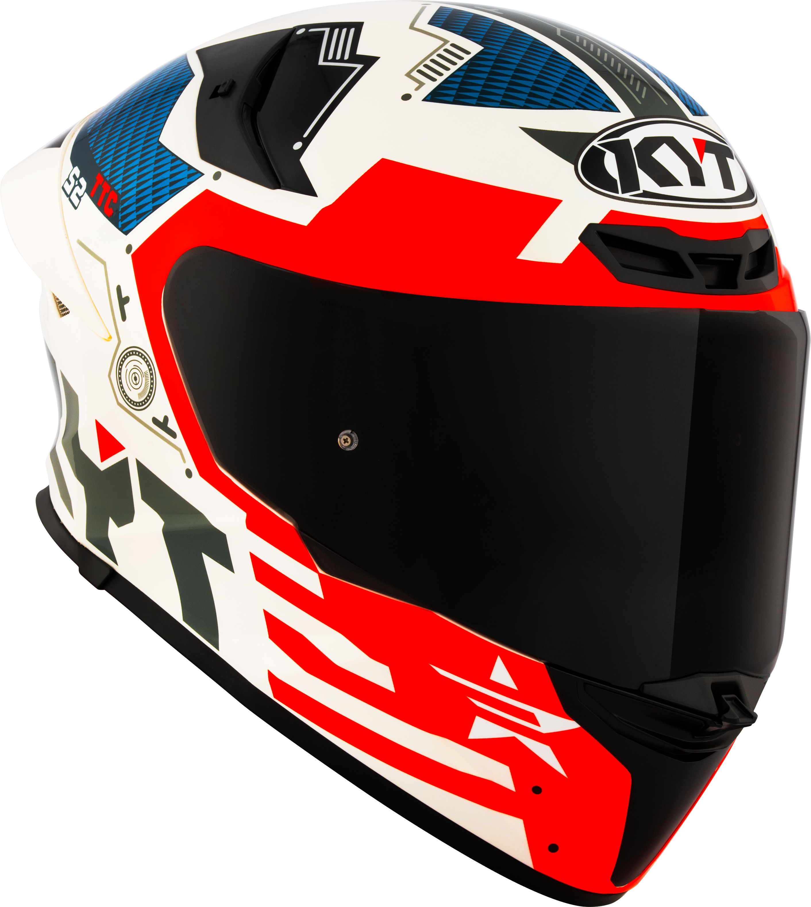 KYT TT-Revo Helm Fuselage Red Y6TR0020