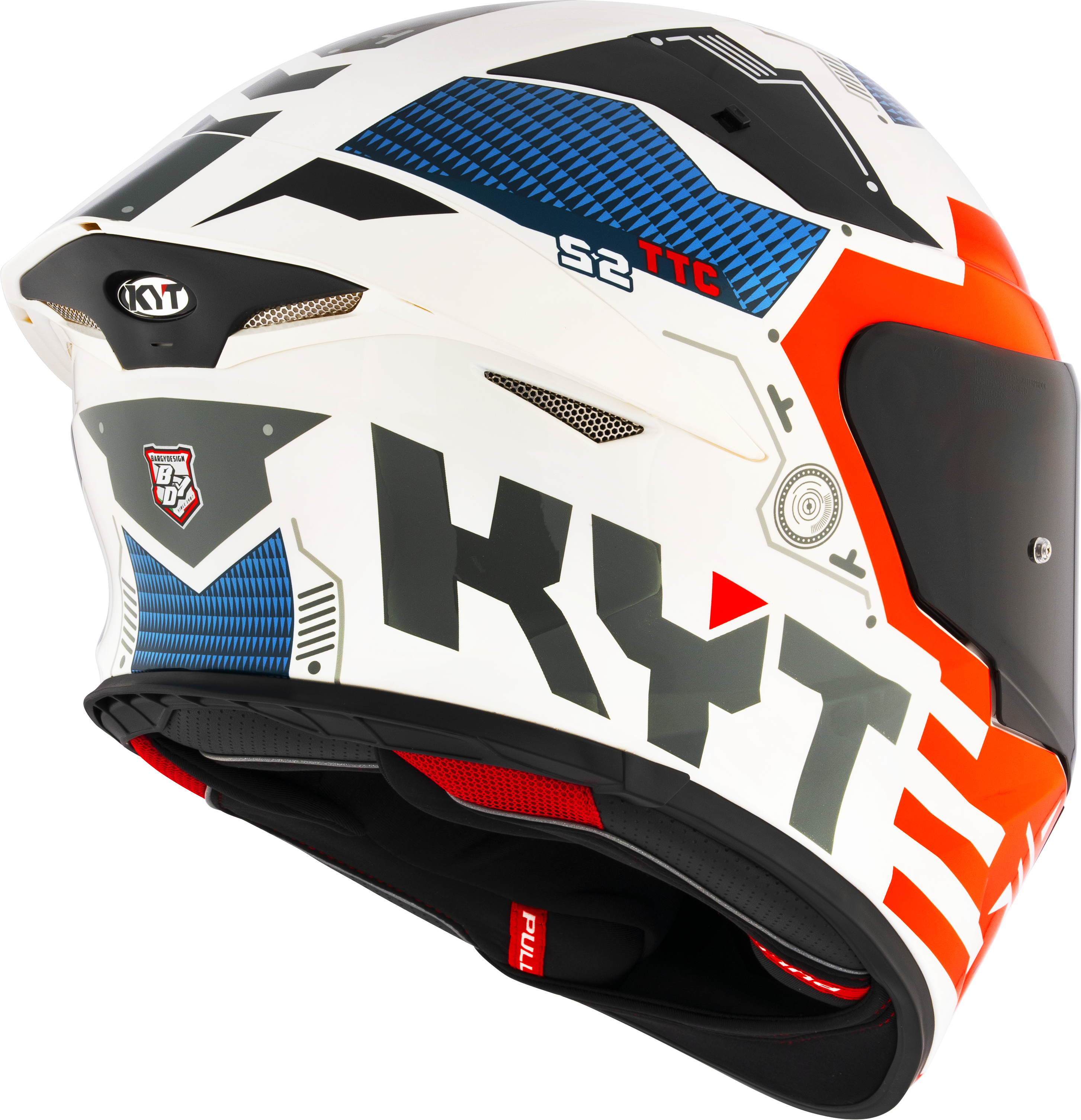 KYT TT-Revo Helm Fuselage Red Y6TR0020