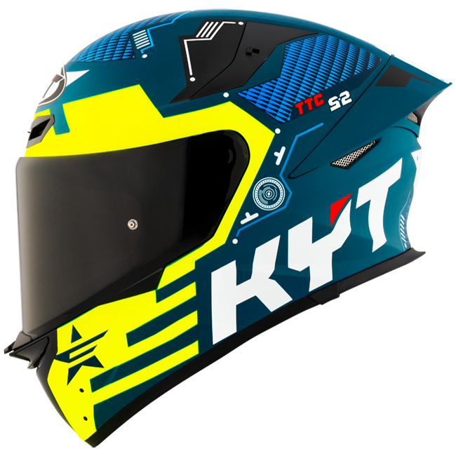 KYT TT-ReVO Helm Fuselaje Amarillo Matt Y6Tr0021