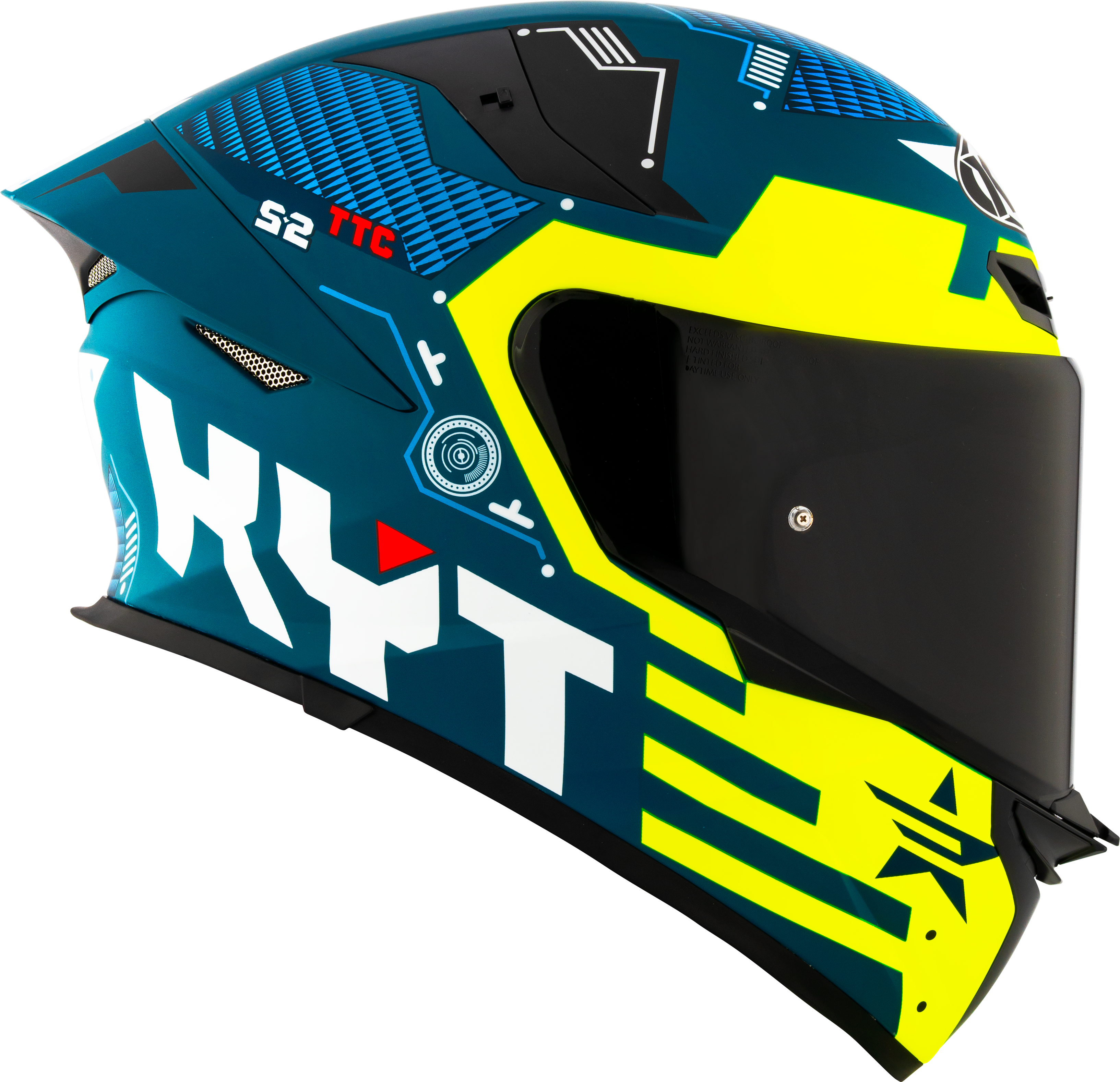 KYT TT-ReVO Helm Fuselaje Amarillo Matt Y6Tr0021