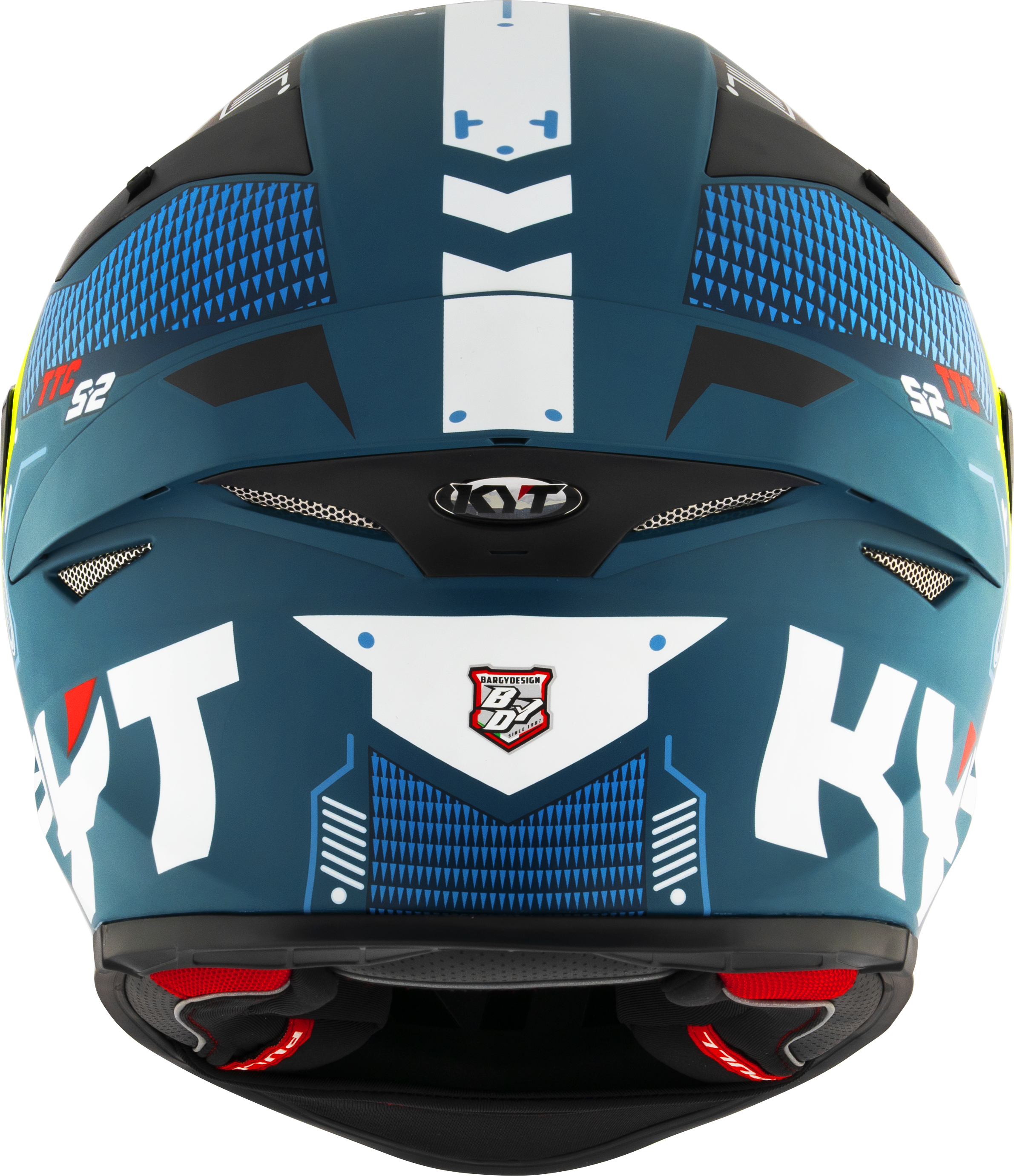 KYT TT-ReVO Helm Fuselaje Amarillo Matt Y6Tr0021