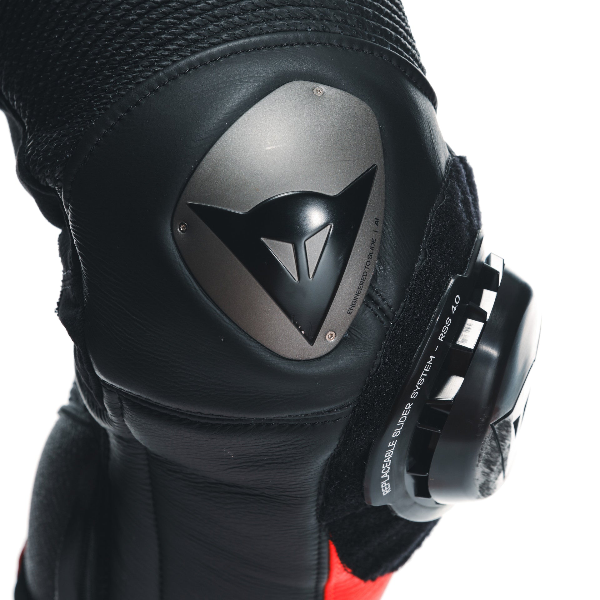 Dainese Misano 3 D-Air® Traje de carreras de airbag combinados de cuero de una pieza | Hombres | Rojo