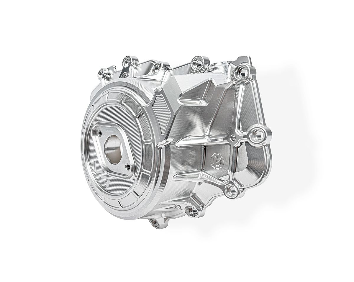 Alloggiamento del motore in alluminio a sinistra con viti in titanio MotoCorse Ducati Panigale V4/S/R (18-24)